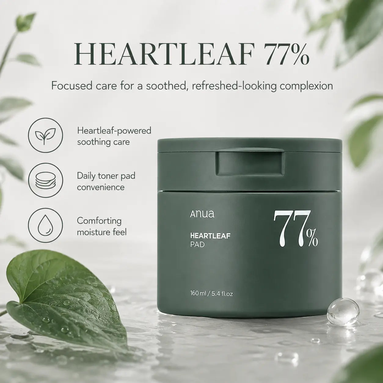 ANUA Heartleaf 77% Clear Pad 70ea
