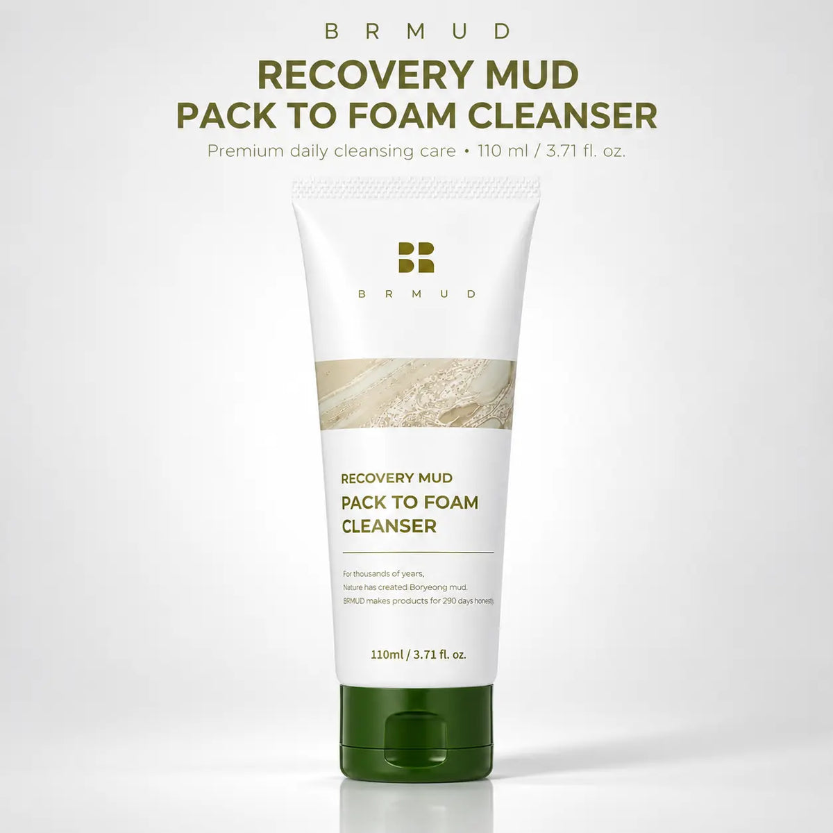 BRMUD Recovery Mud Pack to Foam Cleanser 110ml