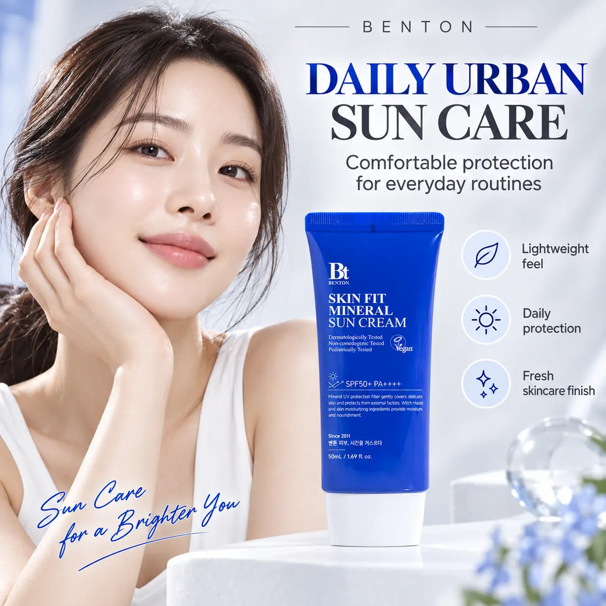 Benton Skin Fit Mineral Sun Cream SPF50+ PA++++ 50ml