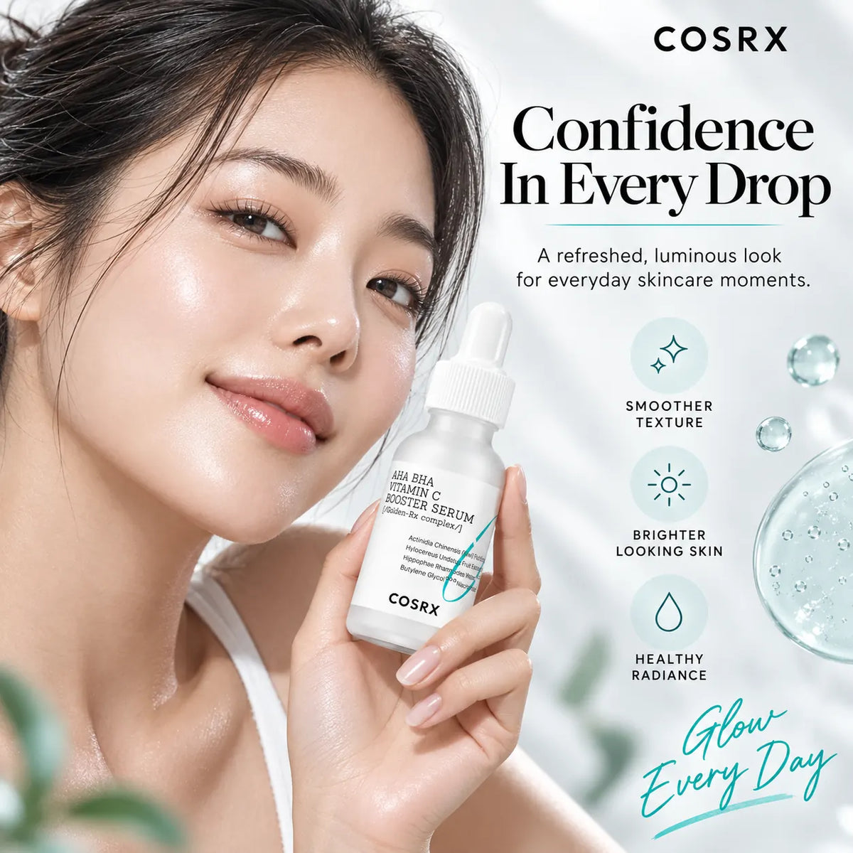 COSRX Refresh AHA BHA Vitamin C Booster Serum 30ml