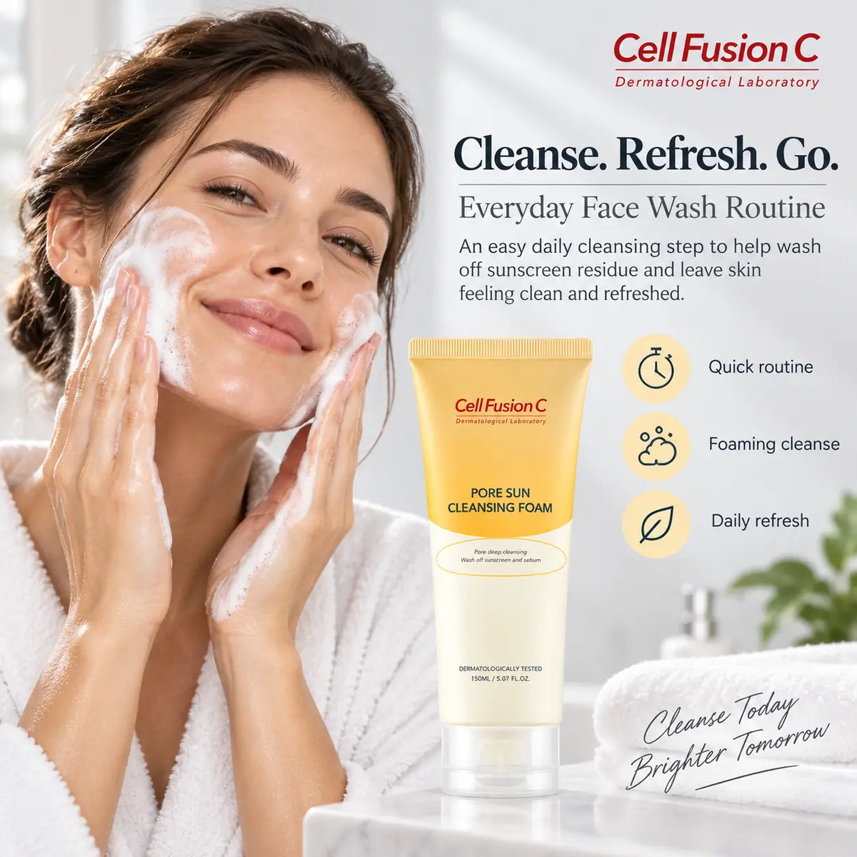 Cell Fusion C Pore Sun Cleansing Foam 150ml