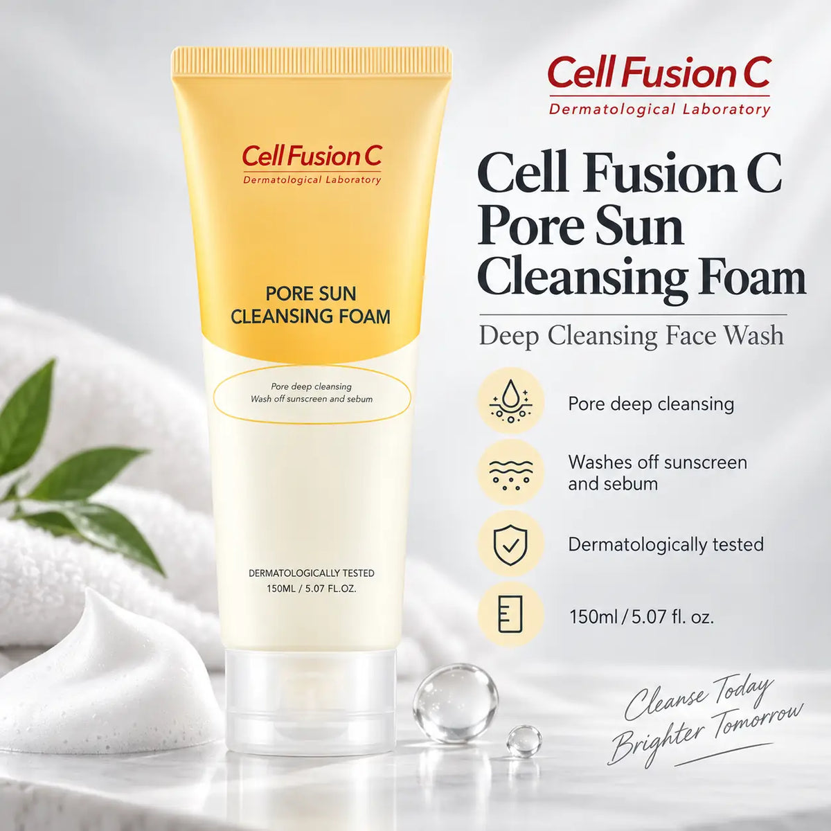 Cell Fusion C Pore Sun Cleansing Foam 150ml
