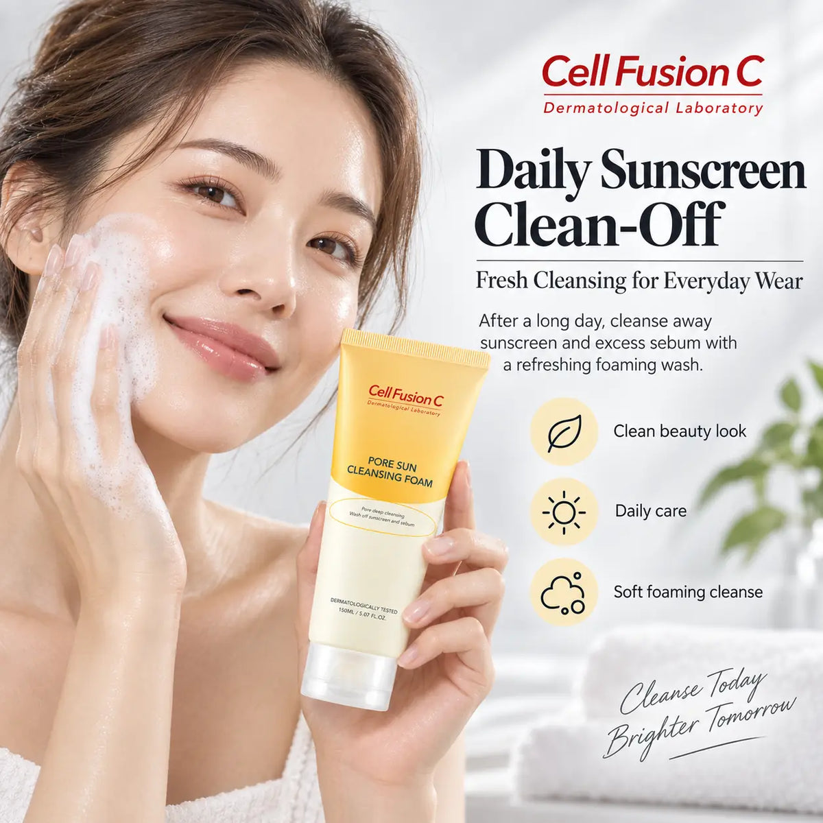 Cell Fusion C Pore Sun Cleansing Foam 150ml