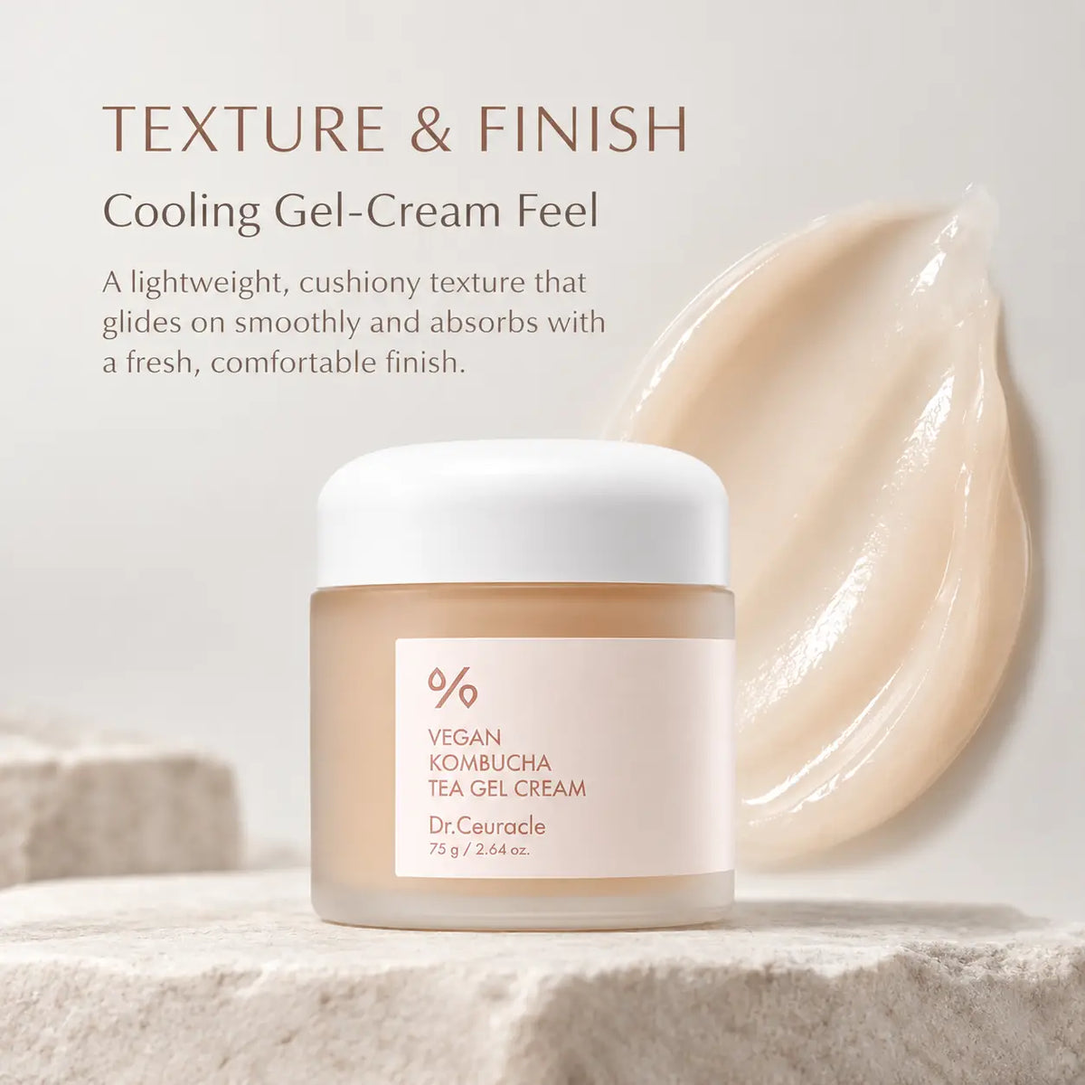 Dr. Ceuracle Vegan Kombucha Tea Gel Cream 75g