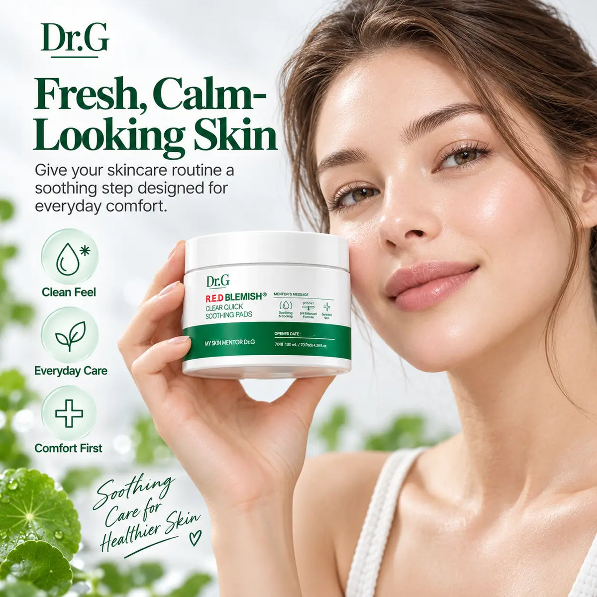 Dr.G Red Blemish Clear Quick Soothing Pads 70ea