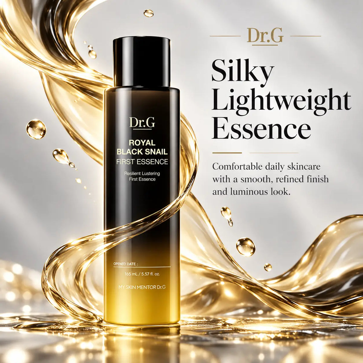 Dr.G Royal Black Snail First Essence Nail Polish Nail Color 165ml
