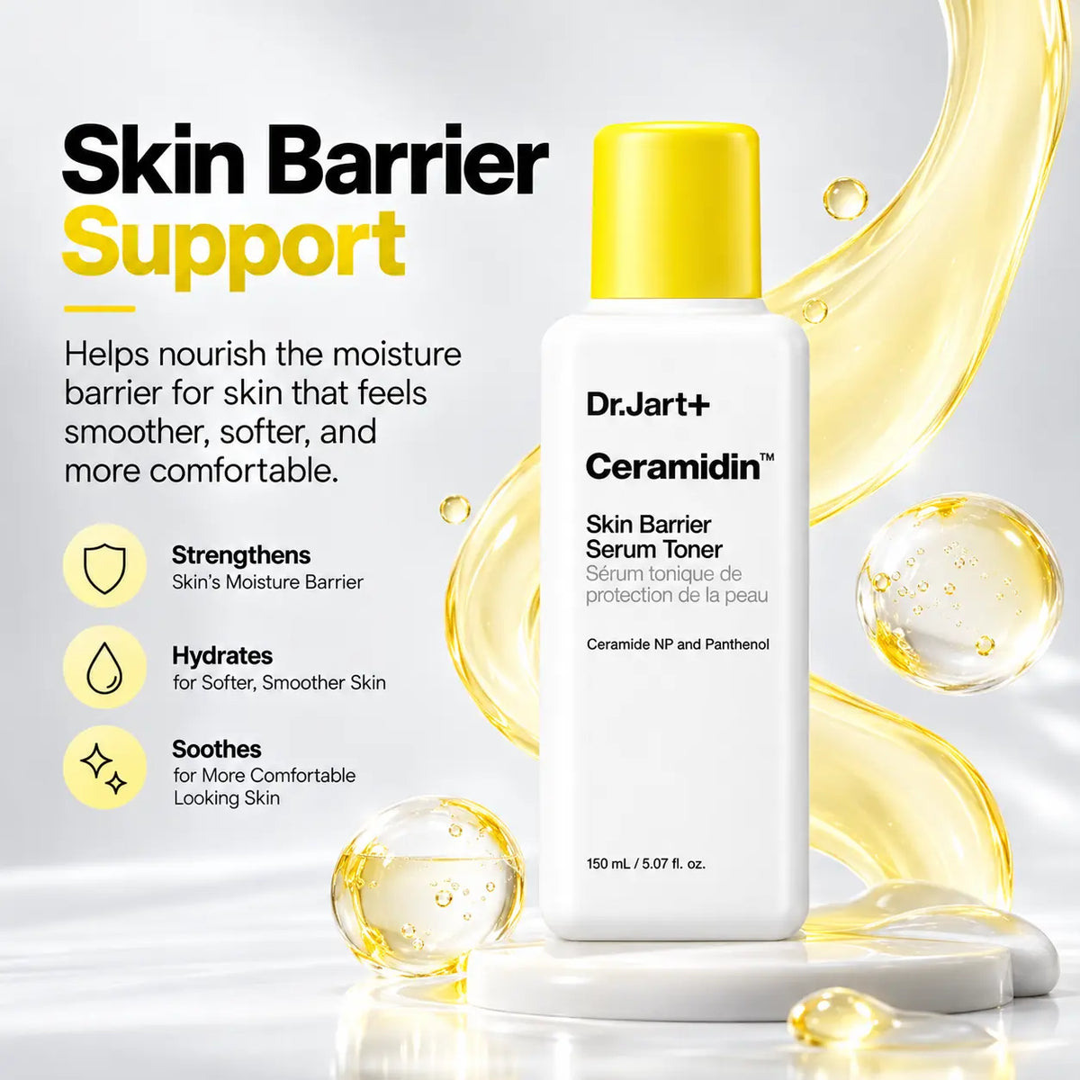 Dr. Jart+ Ceramidin Skin Barrier Serum Toner 150ml