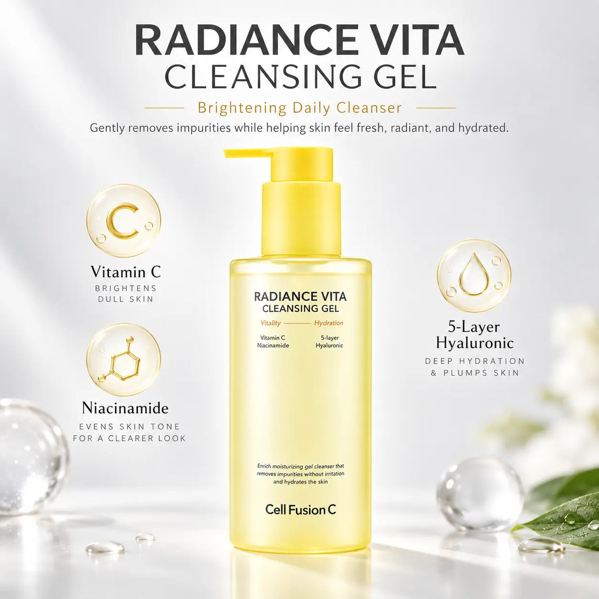 Cell Fusion C Radiance Vita Cleansing Gel 200ml