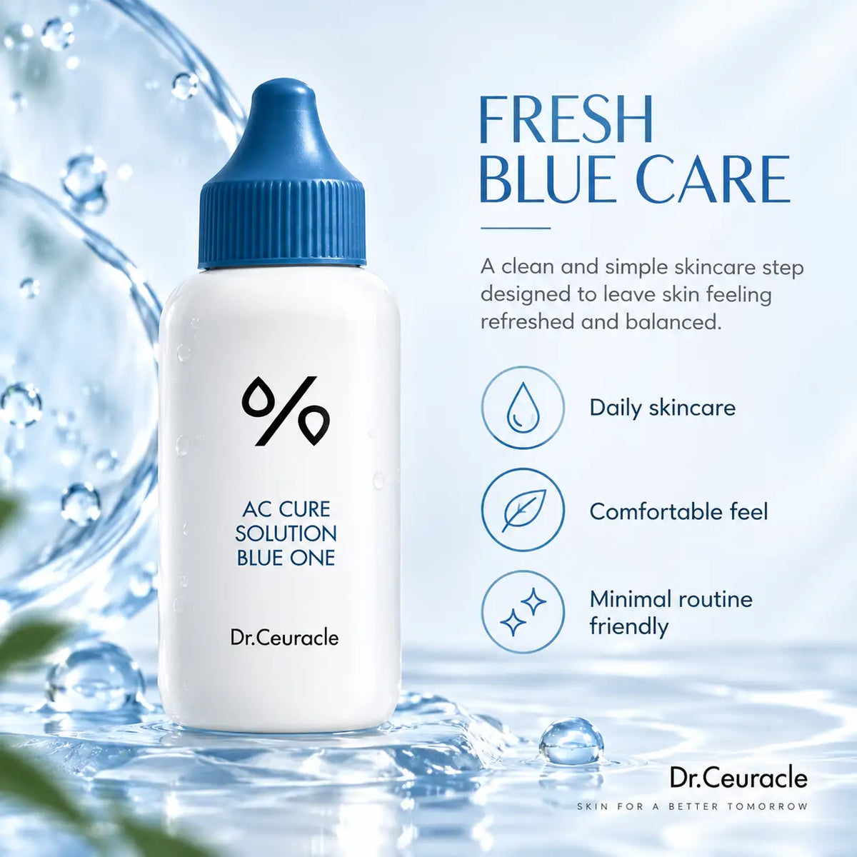 Dr. Ceuracle AC helps care for Solution Blue One 50ml