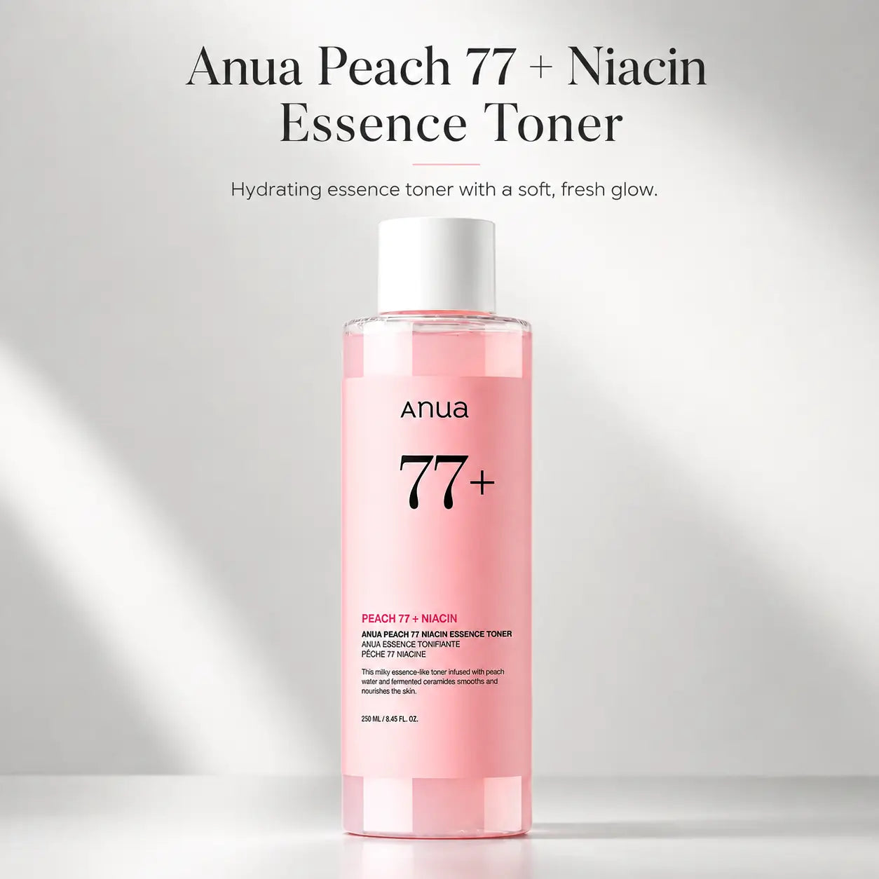 ANUA Peach 77% Niacin Essence Toner 250ml