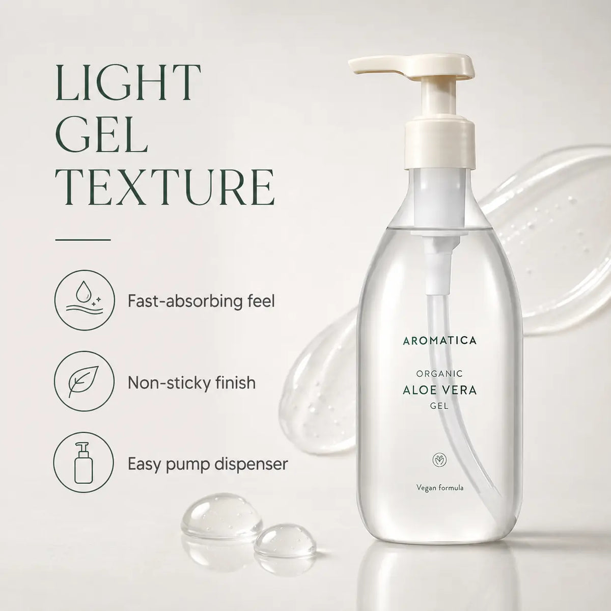 AROMATICA Soothing Aloe Vera Gel 300ml