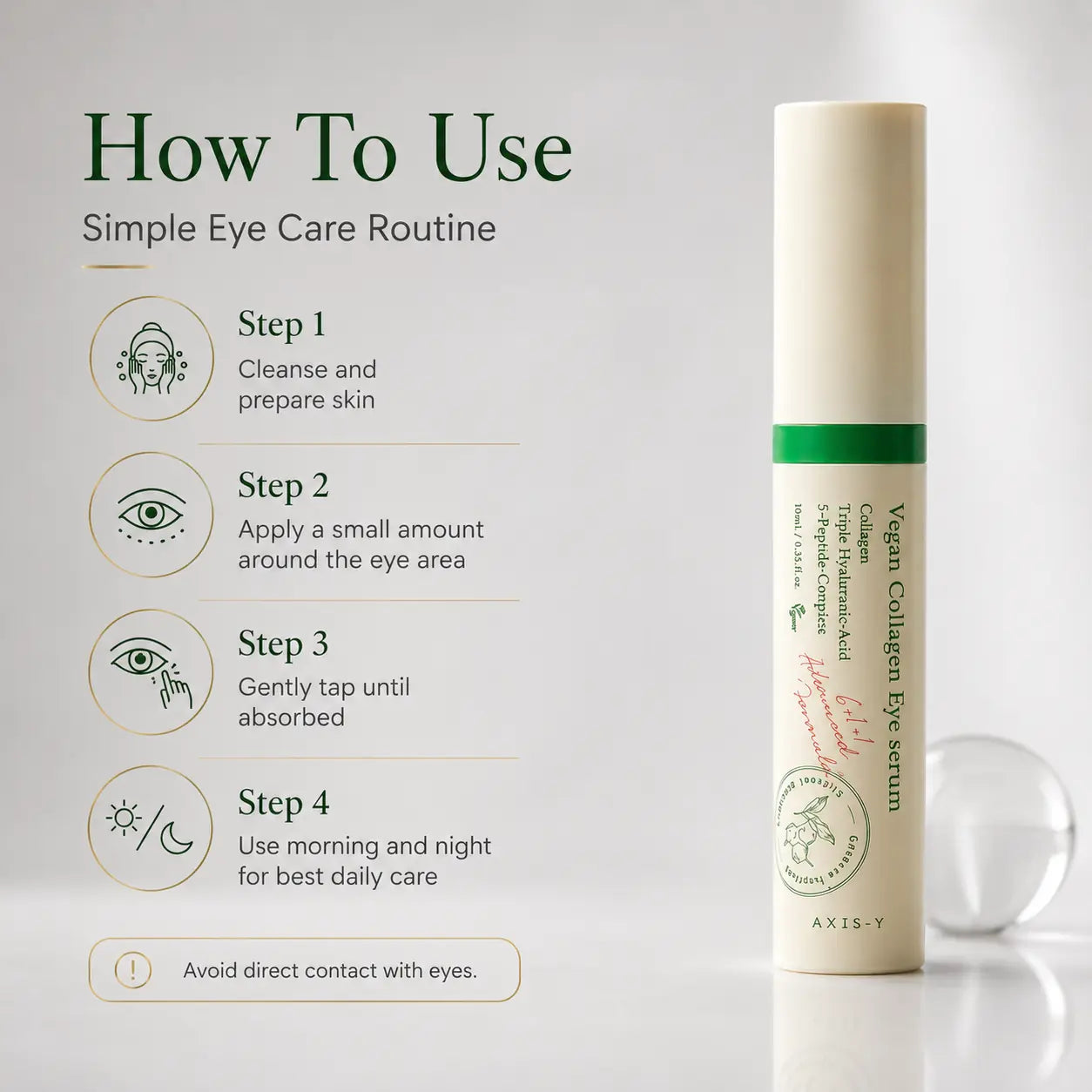 AXIS-Y Vegan Collagen Eye Serum 10ml