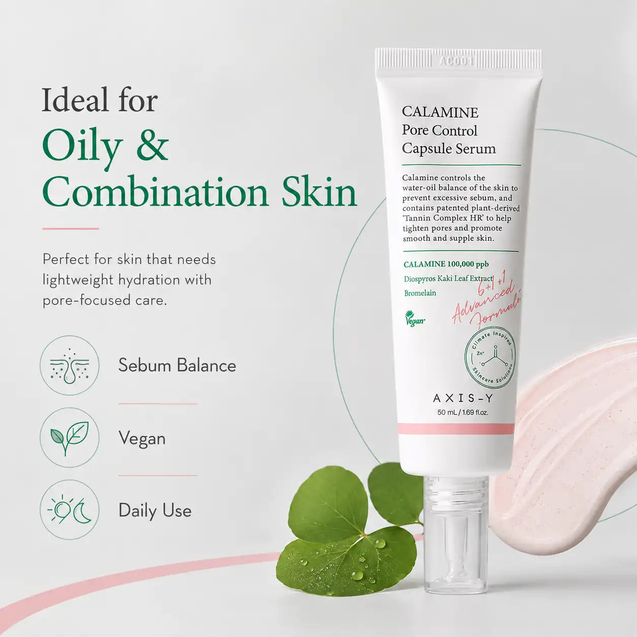 AXIS-Y Calamine Pore Control Capsule Serum 50ml