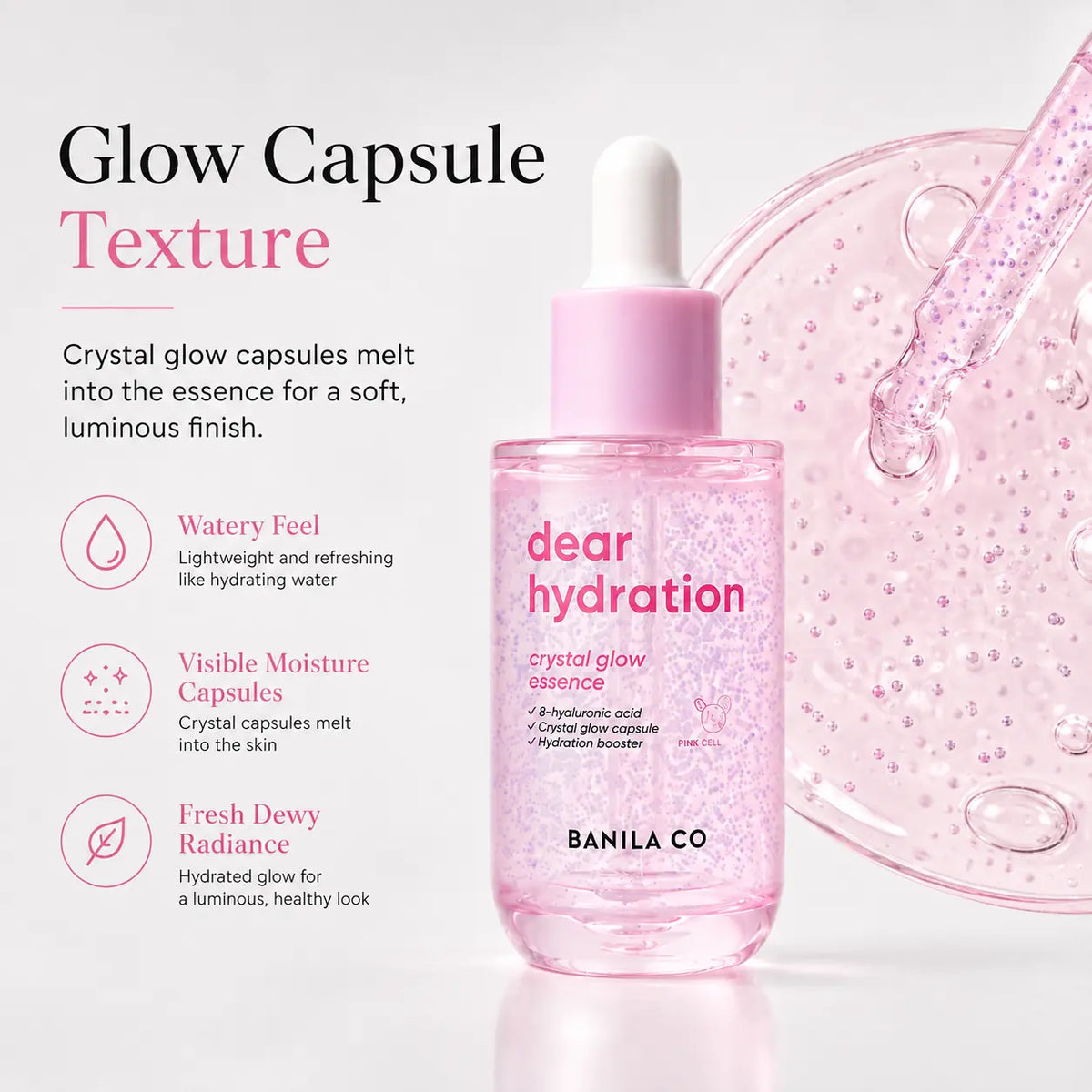 Banila Co Dear Hydration Crystal Glow Essence 50ml