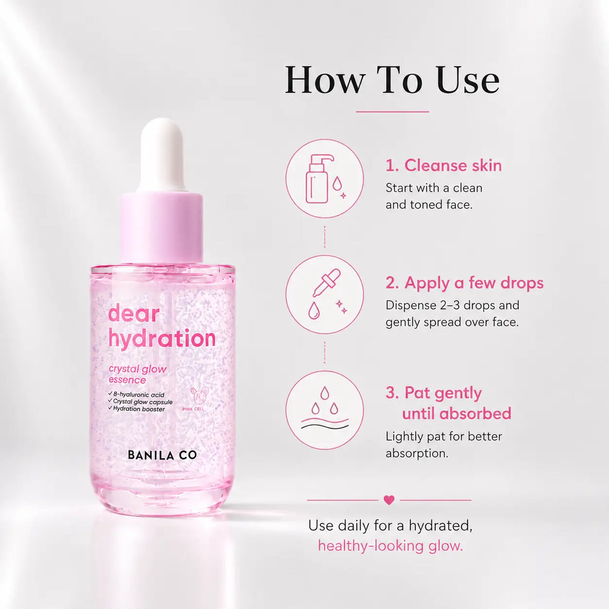 Banila Co Dear Hydration Crystal Glow Essence 50ml