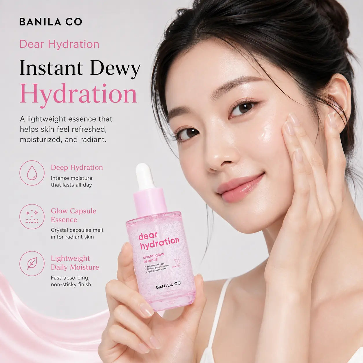 Banila Co Dear Hydration Crystal Glow Essence 50ml