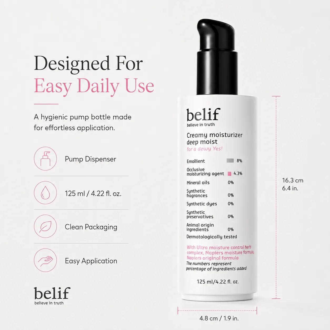 belif Creamy Moisturizer Deep Moist 125ml