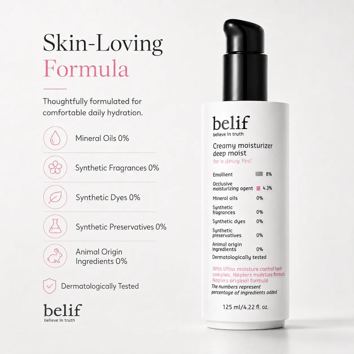 belif Creamy Moisturizer Deep Moist 125ml