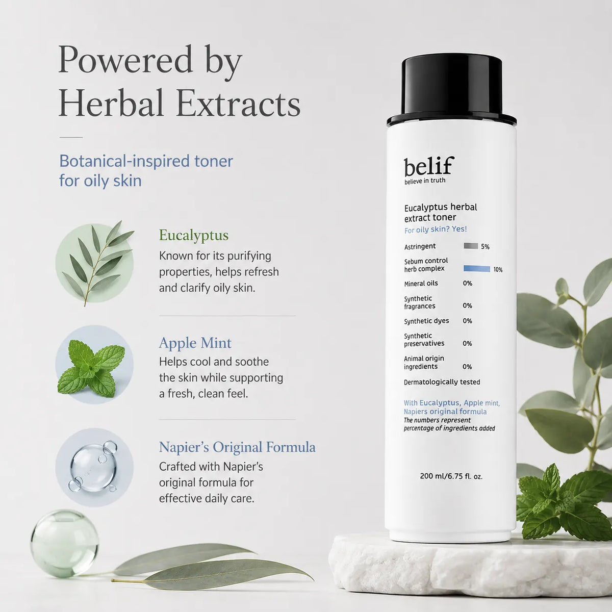 belif Eucalyptus Herbal Extract Toner 200ml
