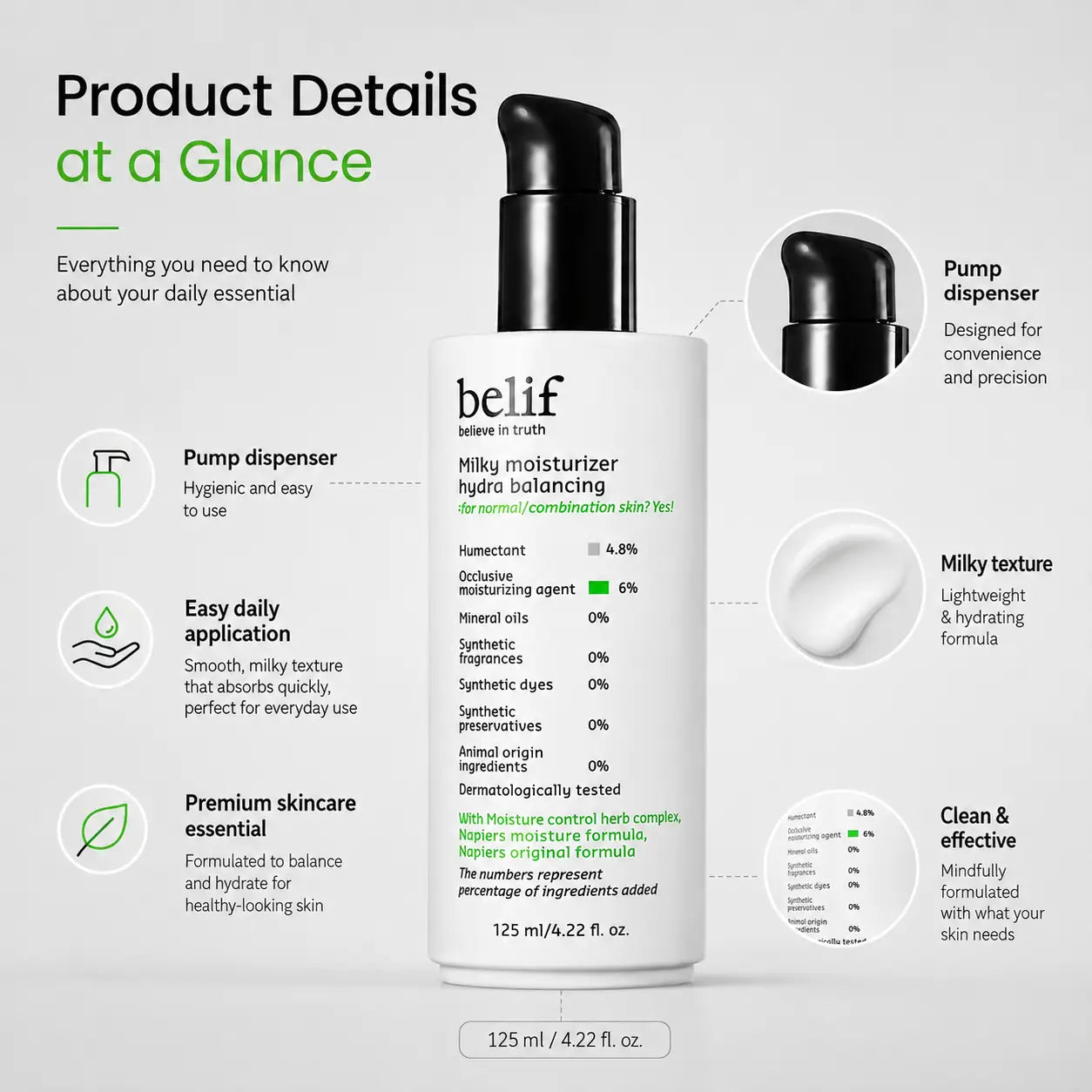belif Milky Moisturizer Hydra Balancing 125ml