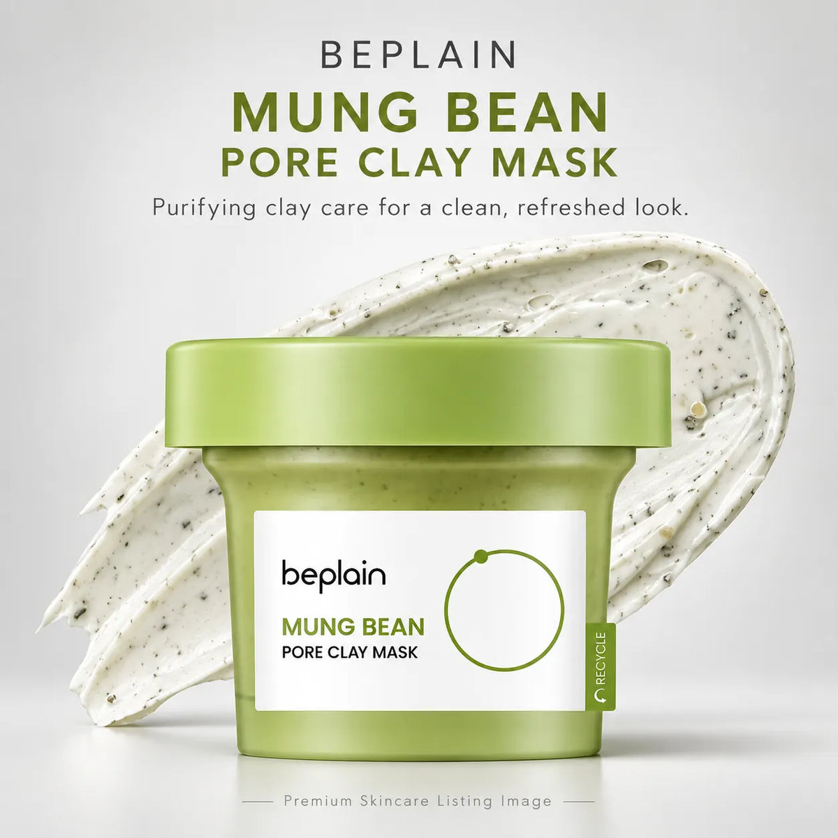 beplain Mung Bean Pore Clay Mask 120ml