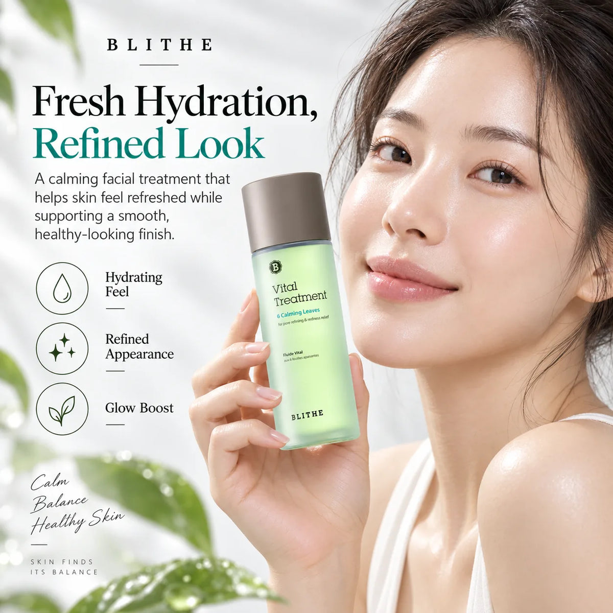 BLITHE Vital care 6 Calming Leaves 150ml