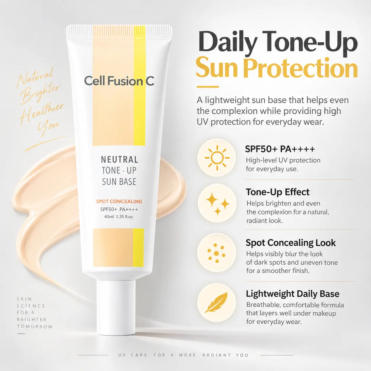 Cell Fusion C Neutral Tone Up Sun Base SPF50+ PA++++ 40ml