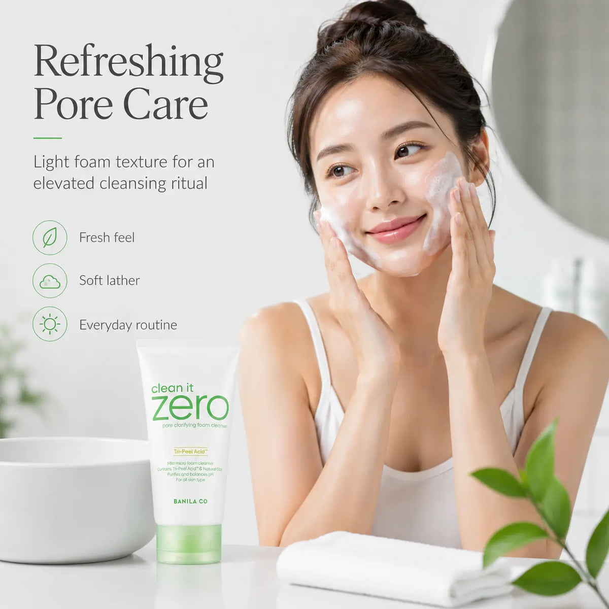 Banila Co Clean It Zero Foam Cleanser Pore Clarifying 150ml