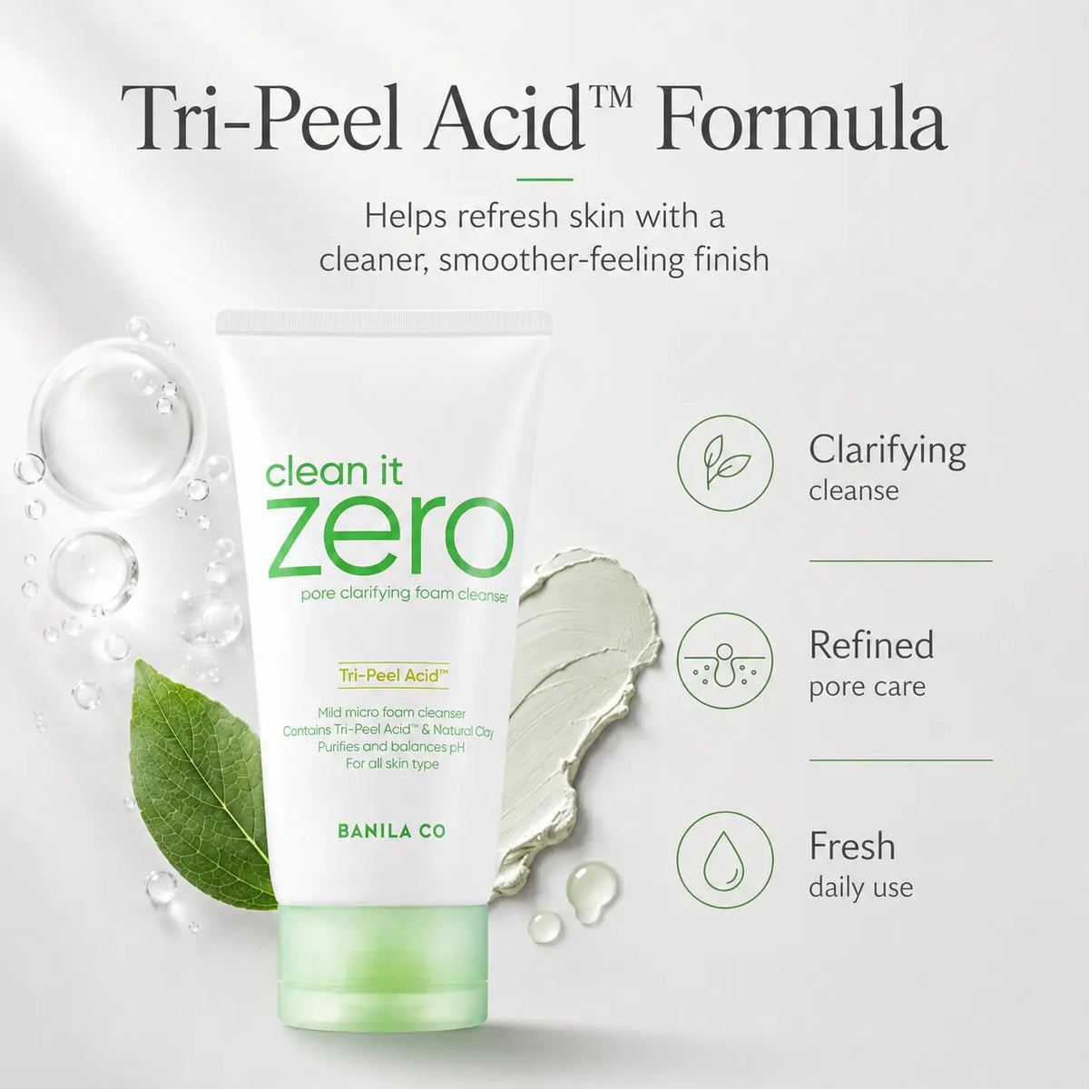 Banila Co Clean It Zero Foam Cleanser Pore Clarifying 150ml
