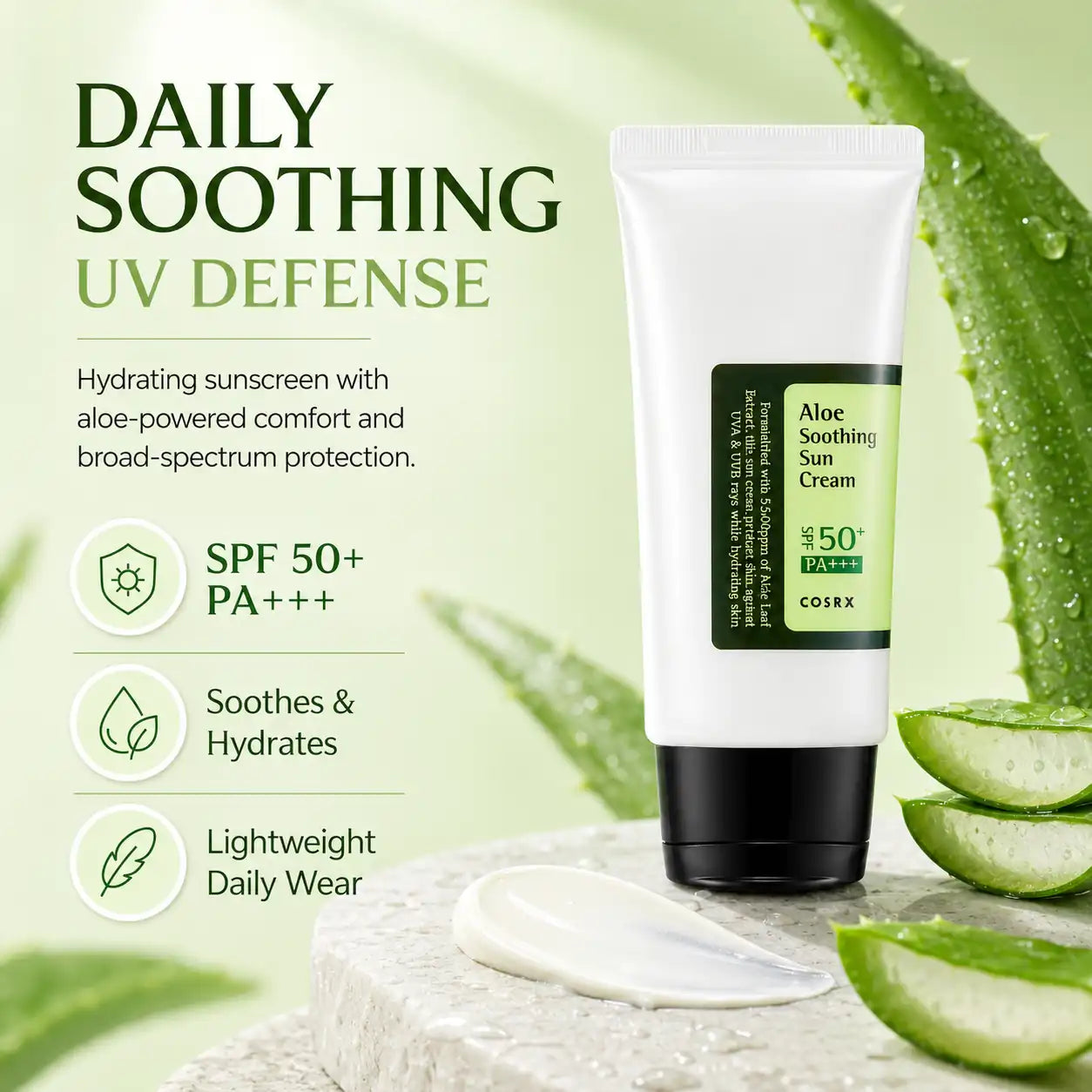 COSRX Aloe Soothing Sun Cream SPF50 50ml