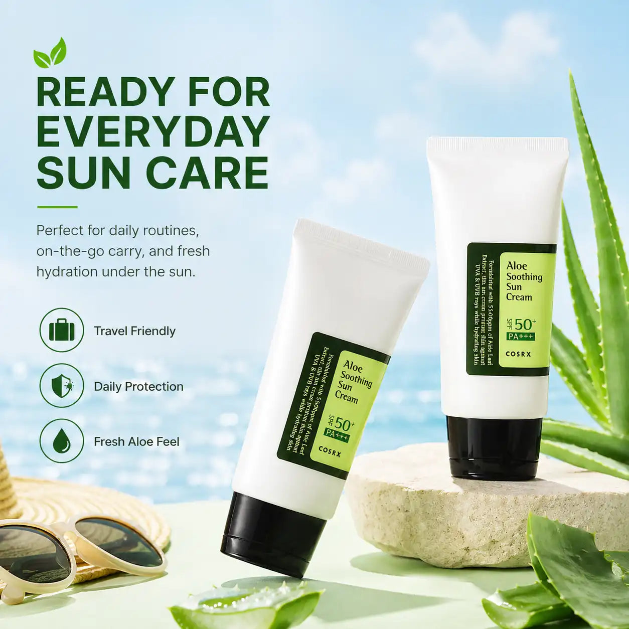 COSRX Aloe Soothing Sun Cream SPF50 50ml