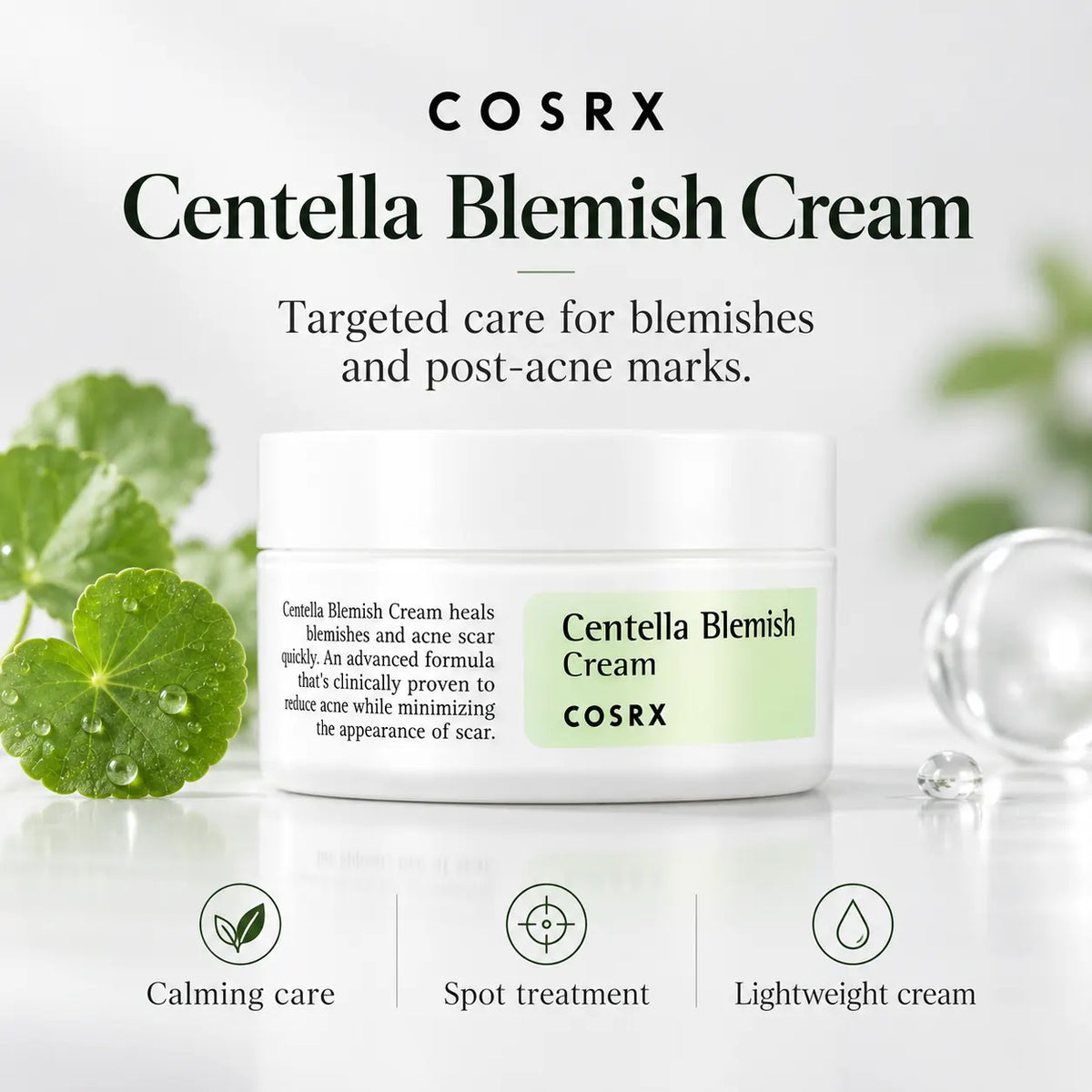 COSRX Centella Blemish Cream 30ml