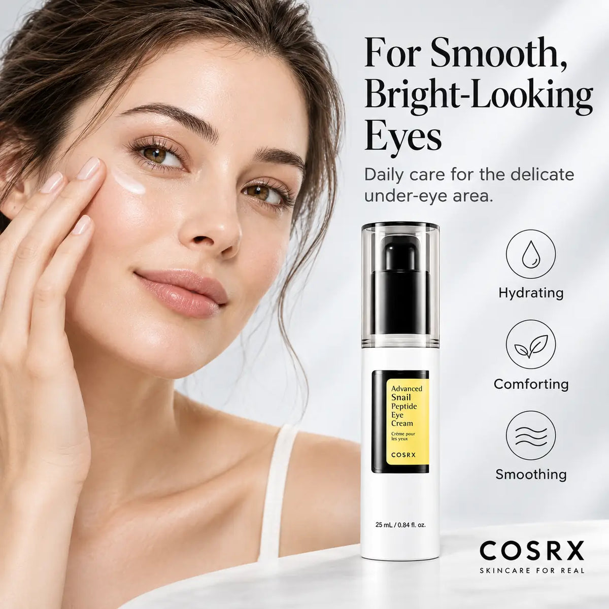 COSRX Advanced Snail Peptide Eye Cream Nail Polish Nail Color 25ml