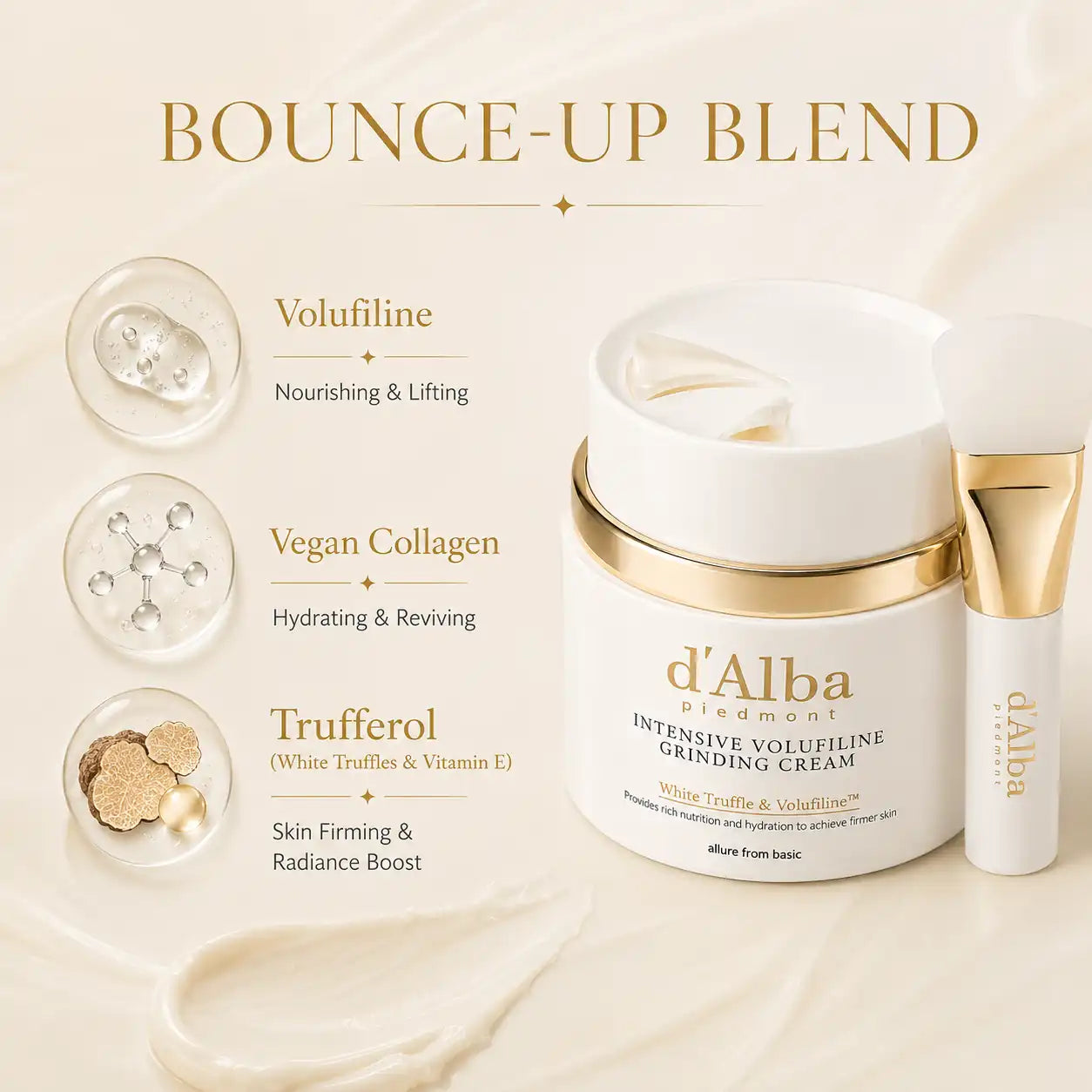d'Alba Intensive Volufiline Grinding Cream 45g