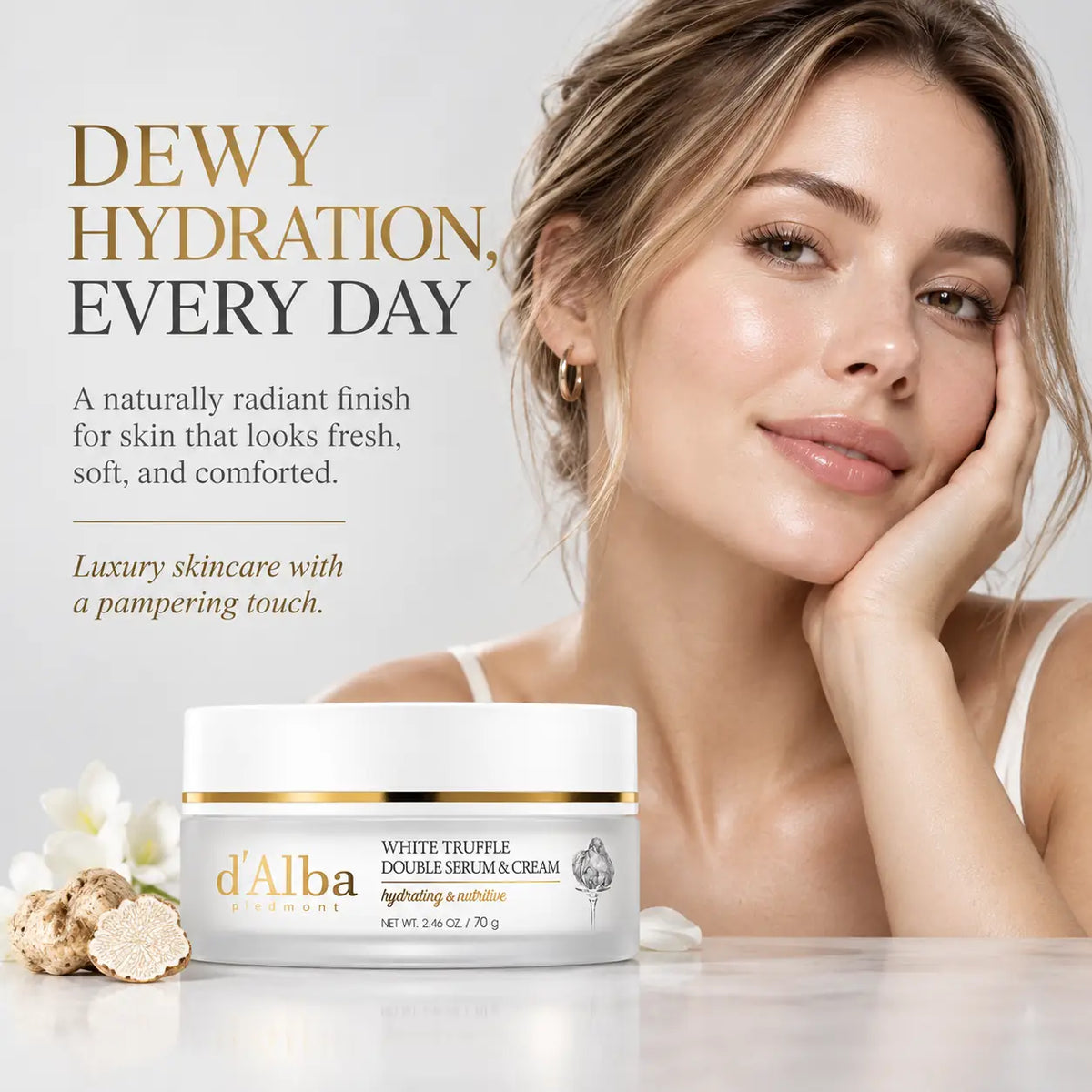 d'Alba White Truffle Double Serum & Cream 70g