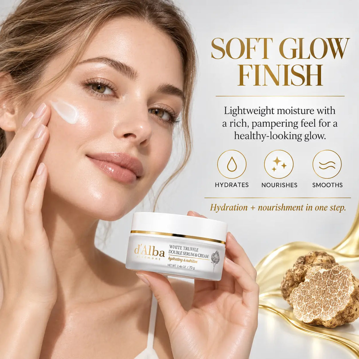d'Alba White Truffle Double Serum & Cream 70g
