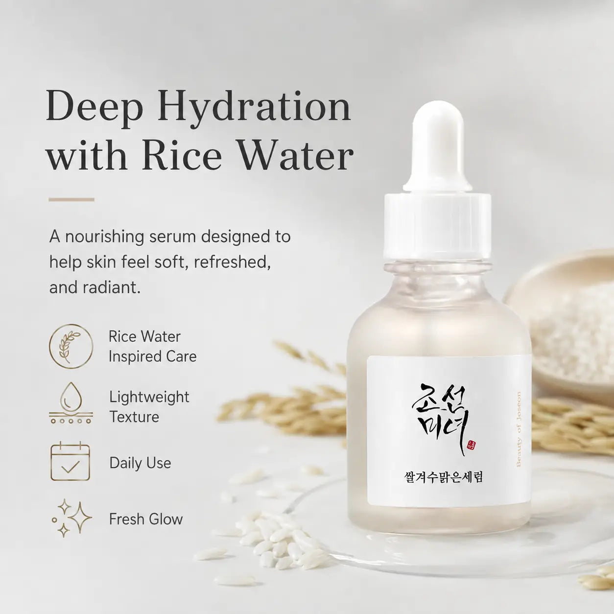 Beauty of Joseon Glow Deep Serum : Rice + Alpha Arbutin 30ml