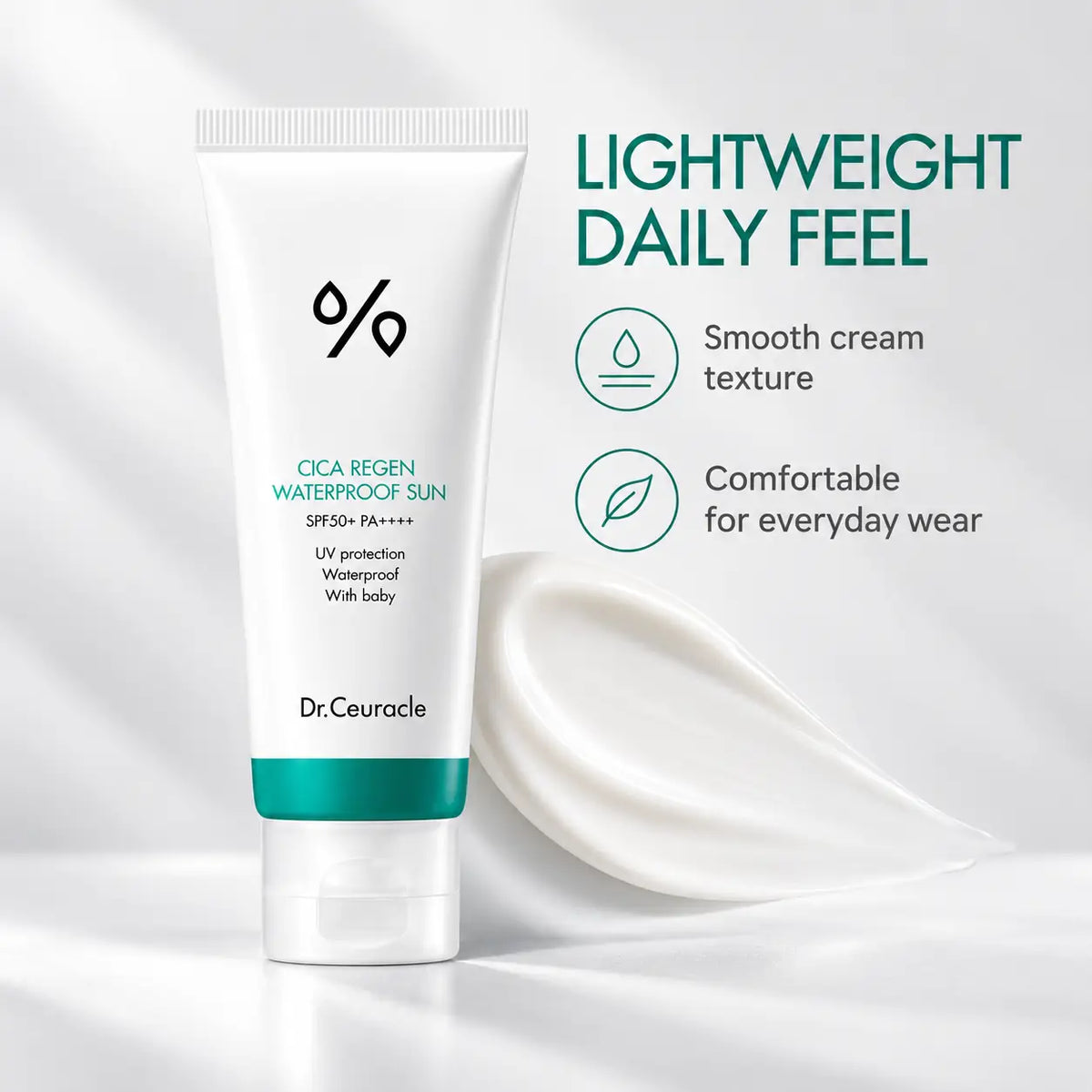 Dr. Ceuracle Cica Regen Waterproof Sun SPF50+ PA++++ 100ml