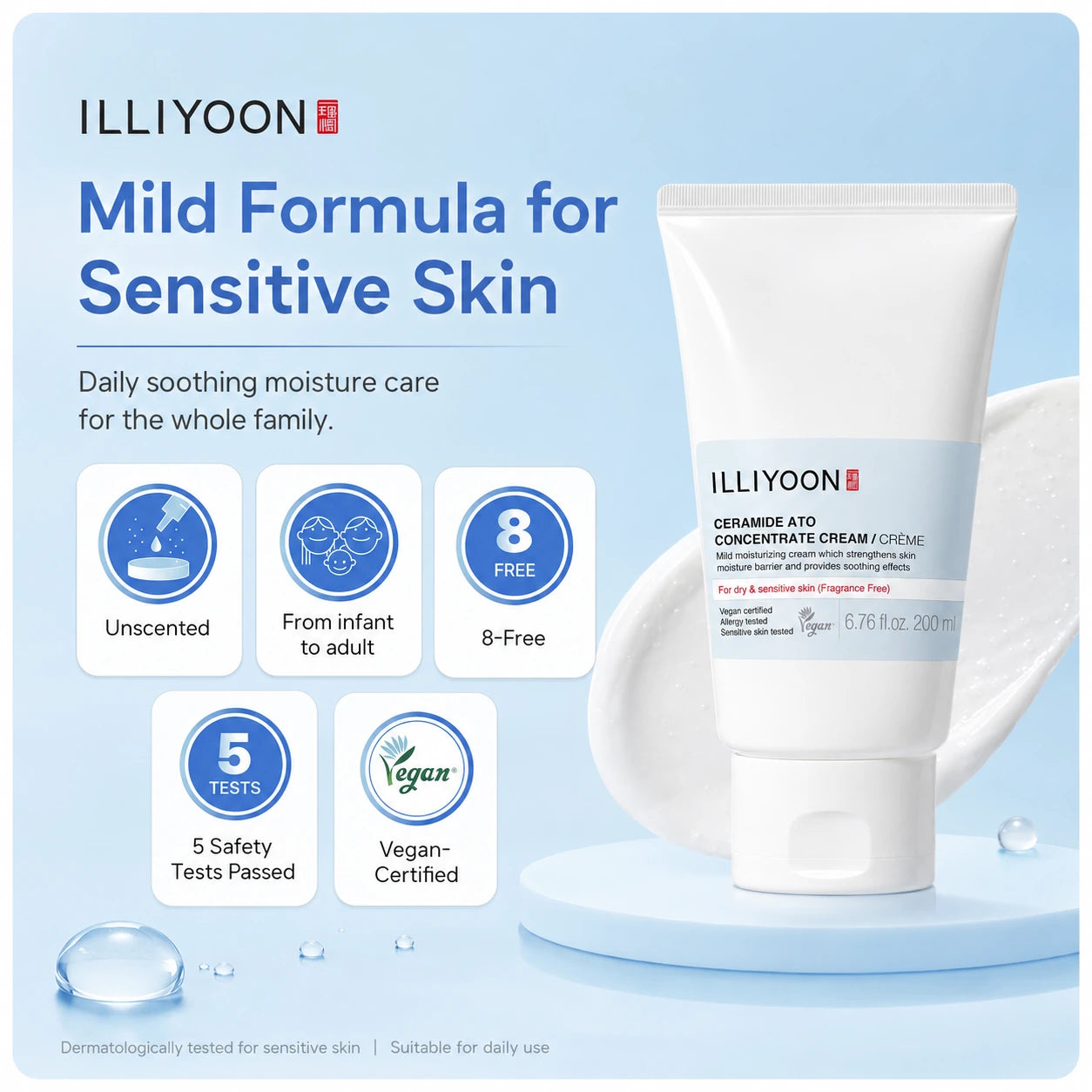 ILLIYOON Ceramide Ato Concentrate Cream 200ml