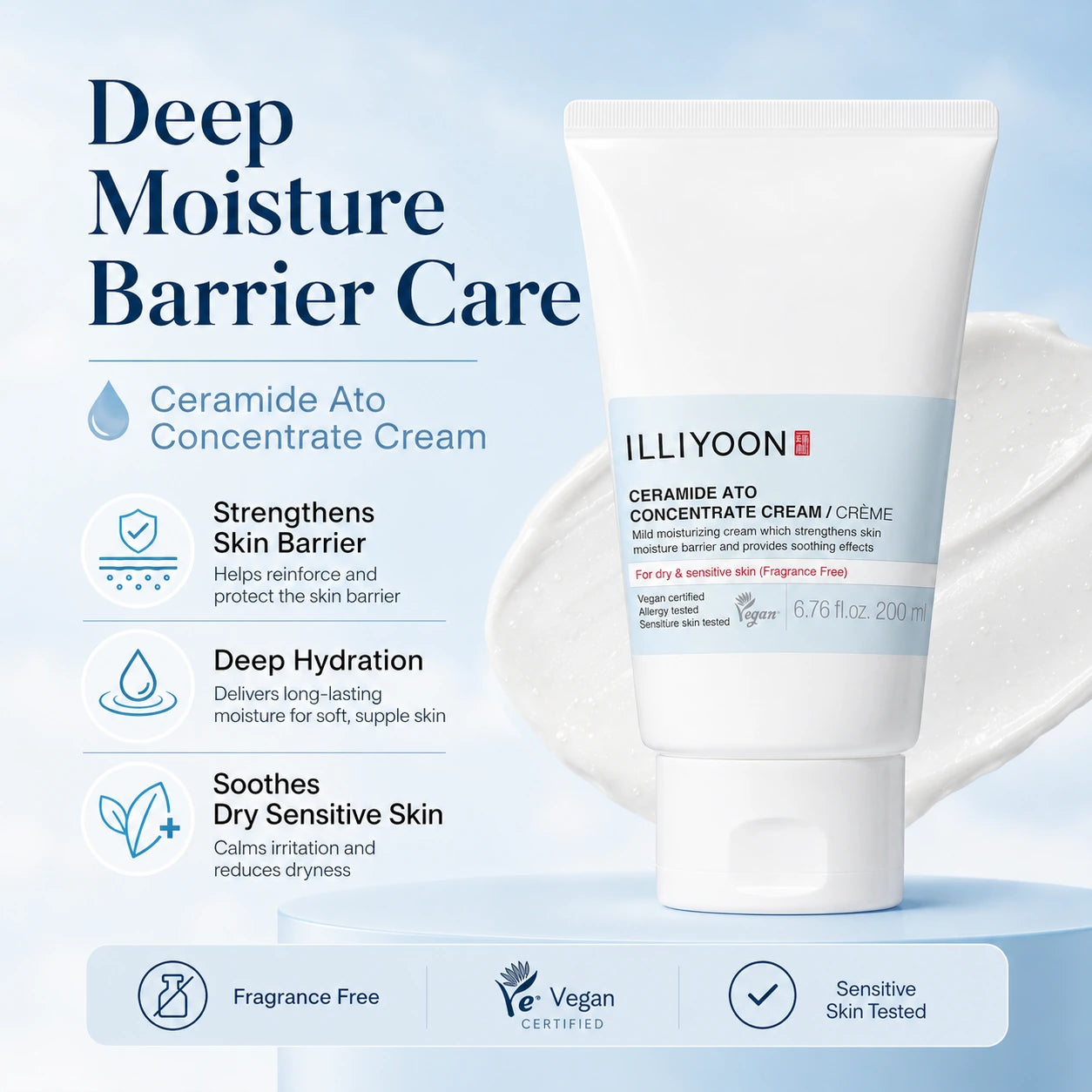 ILLIYOON Ceramide Ato Concentrate Cream 200ml