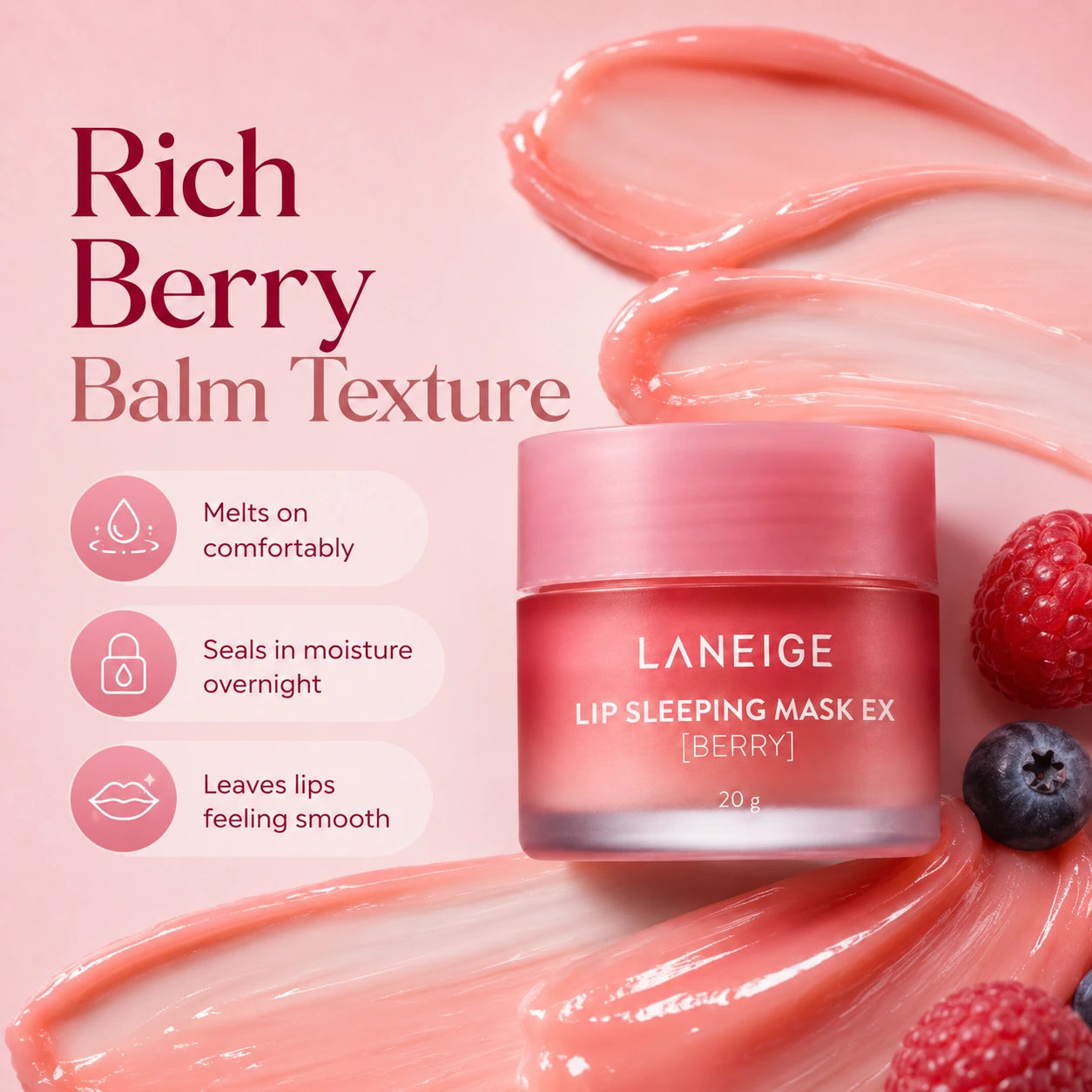 LANEIGE Lip Sleeping Mask Berry 20g