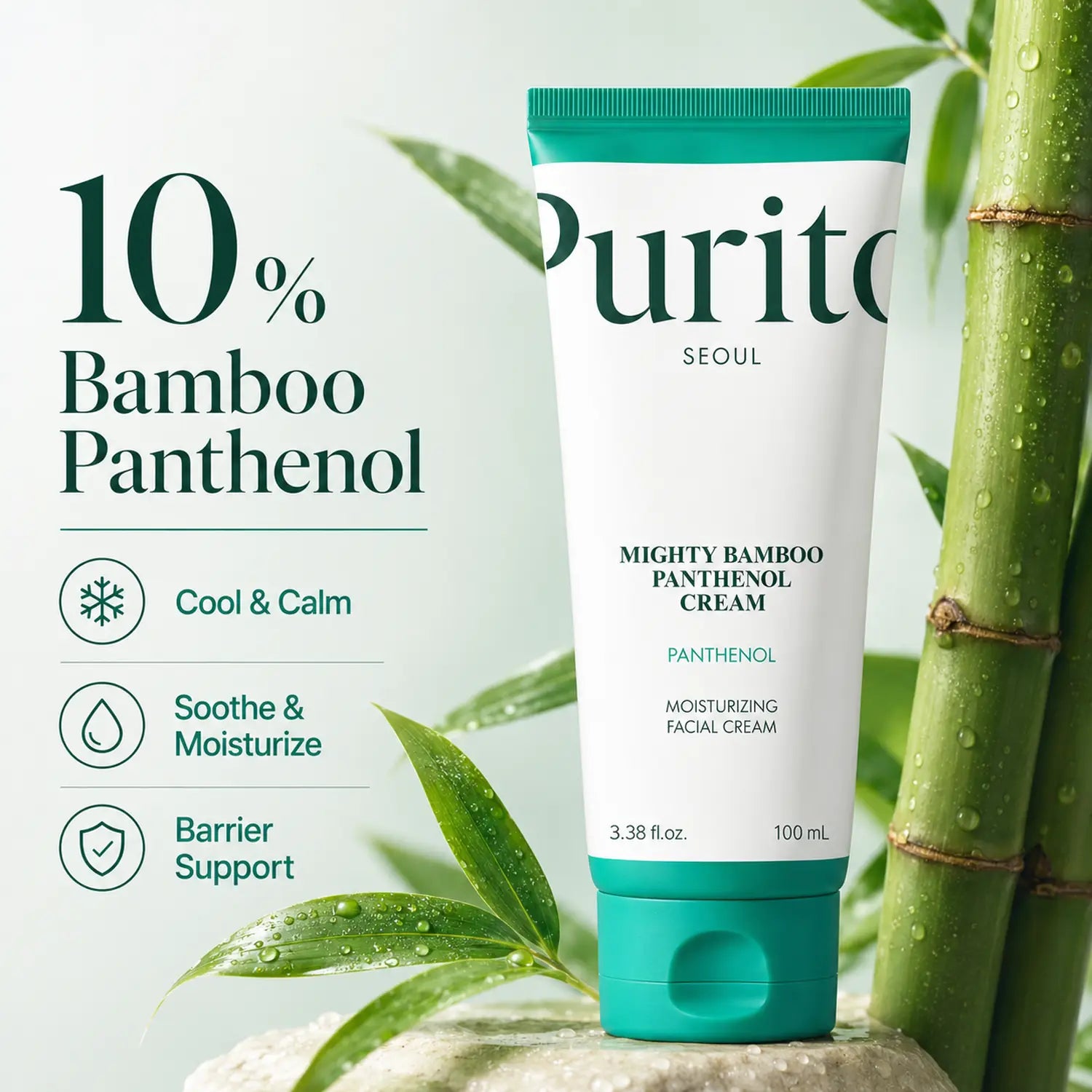 PURITO Mighty Bamboo Panthenol Cream 100ml