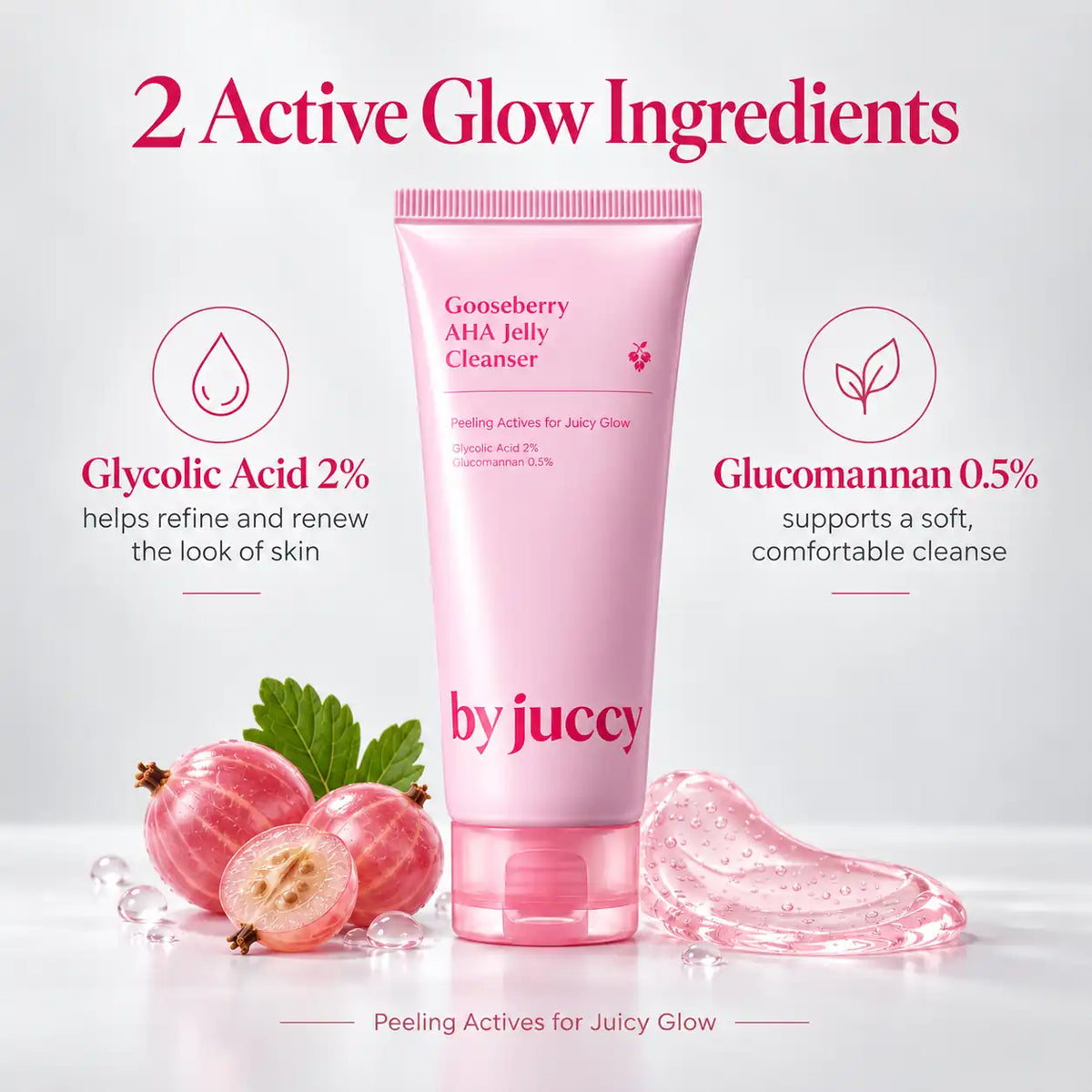 By Juccy Gooseberry AHA Jelly Cleanser 120ml
