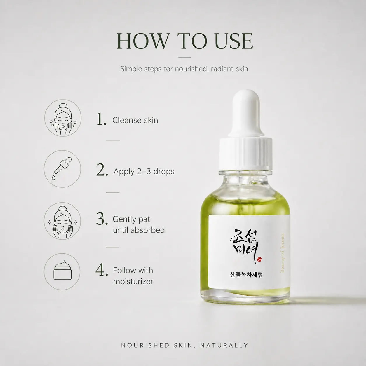 Beauty of Joseon Calming Serum : Green Tea + Panthenol 30ml