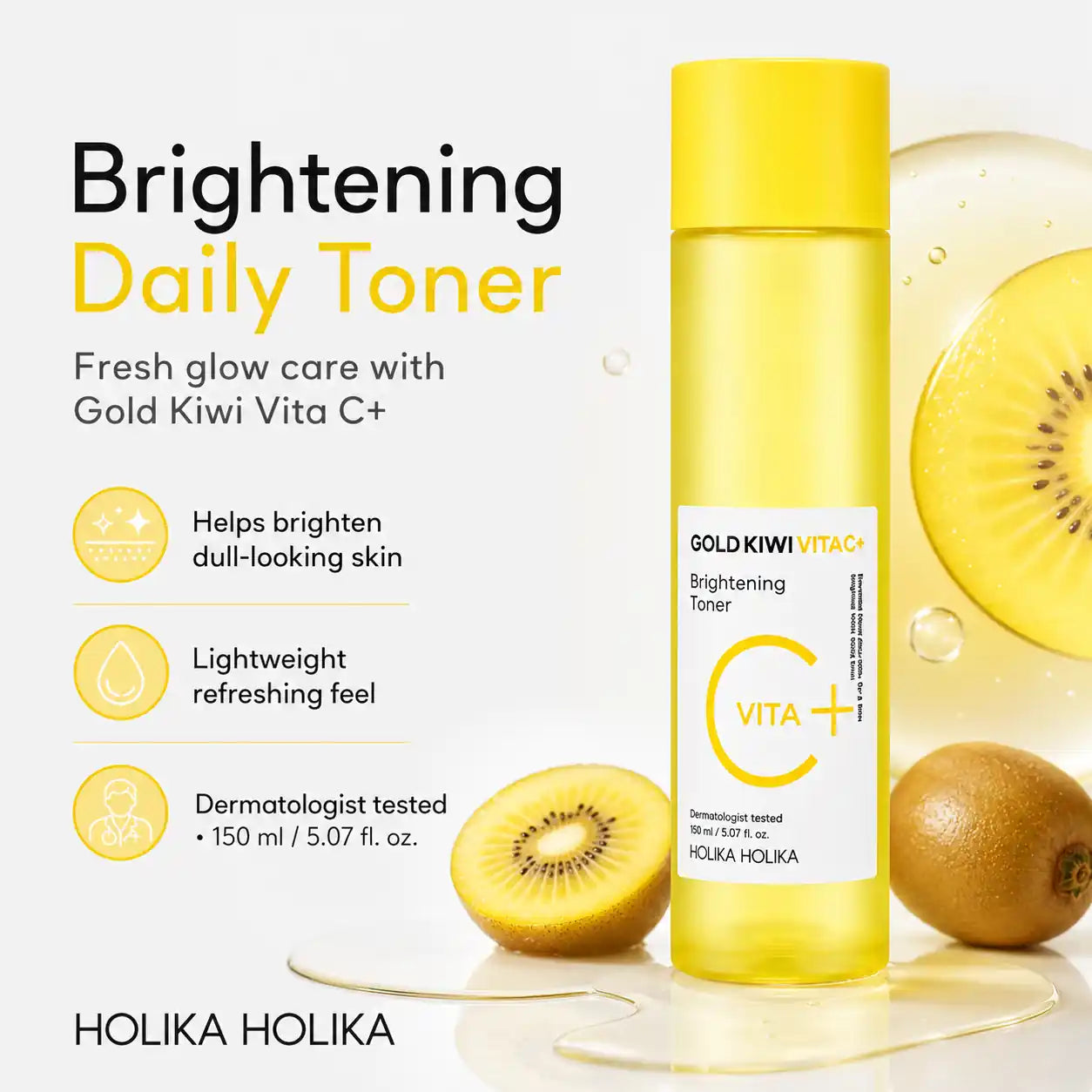 Holika Holika Gold Kiwi Vita C Brightening Toner 150ml