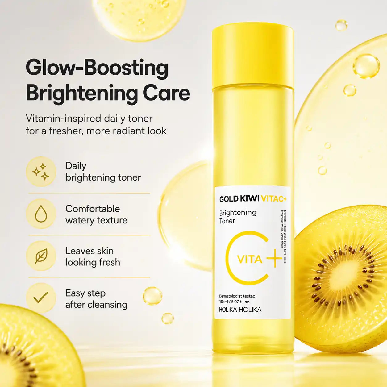 Holika Holika Gold Kiwi Vita C Brightening Toner 150ml