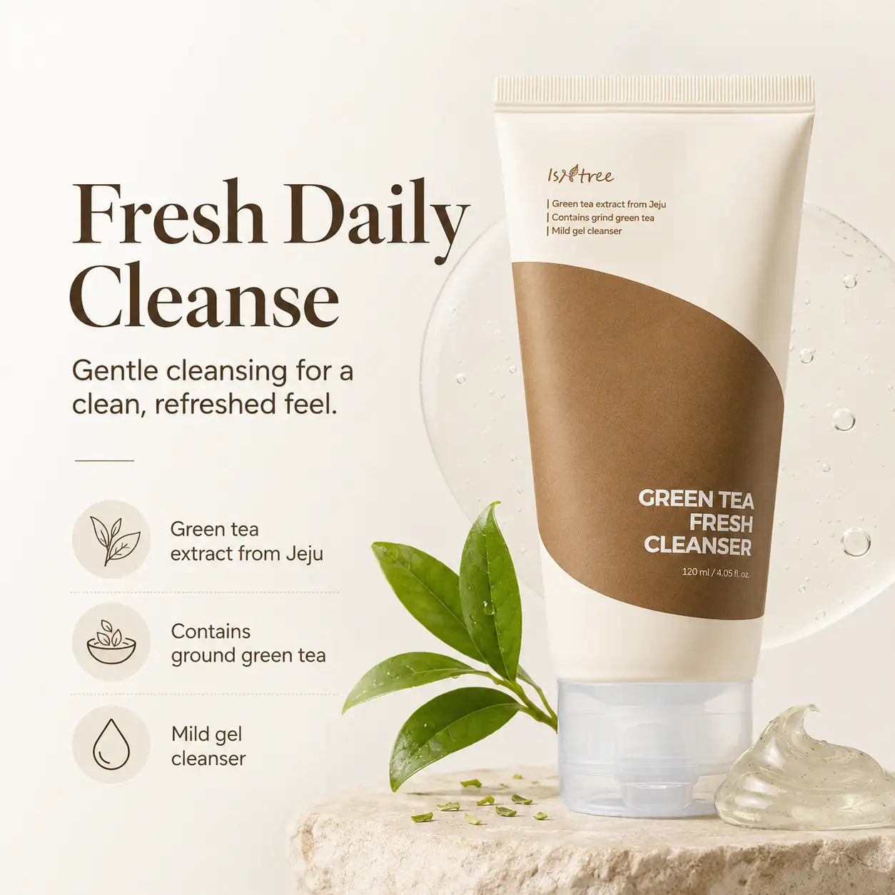 Isntree Green Tea Fresh Cleanser 120ml