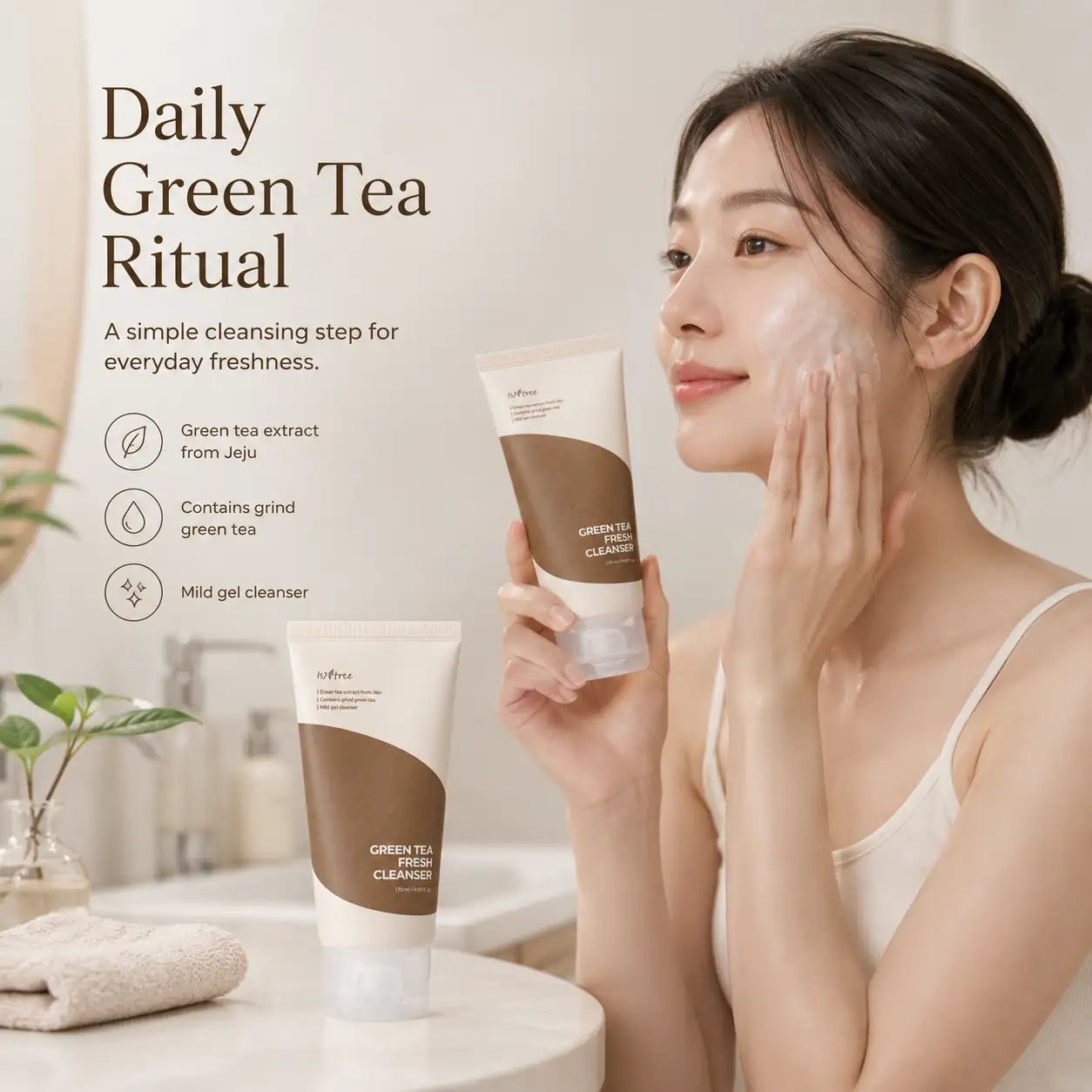 Isntree Green Tea Fresh Cleanser 120ml