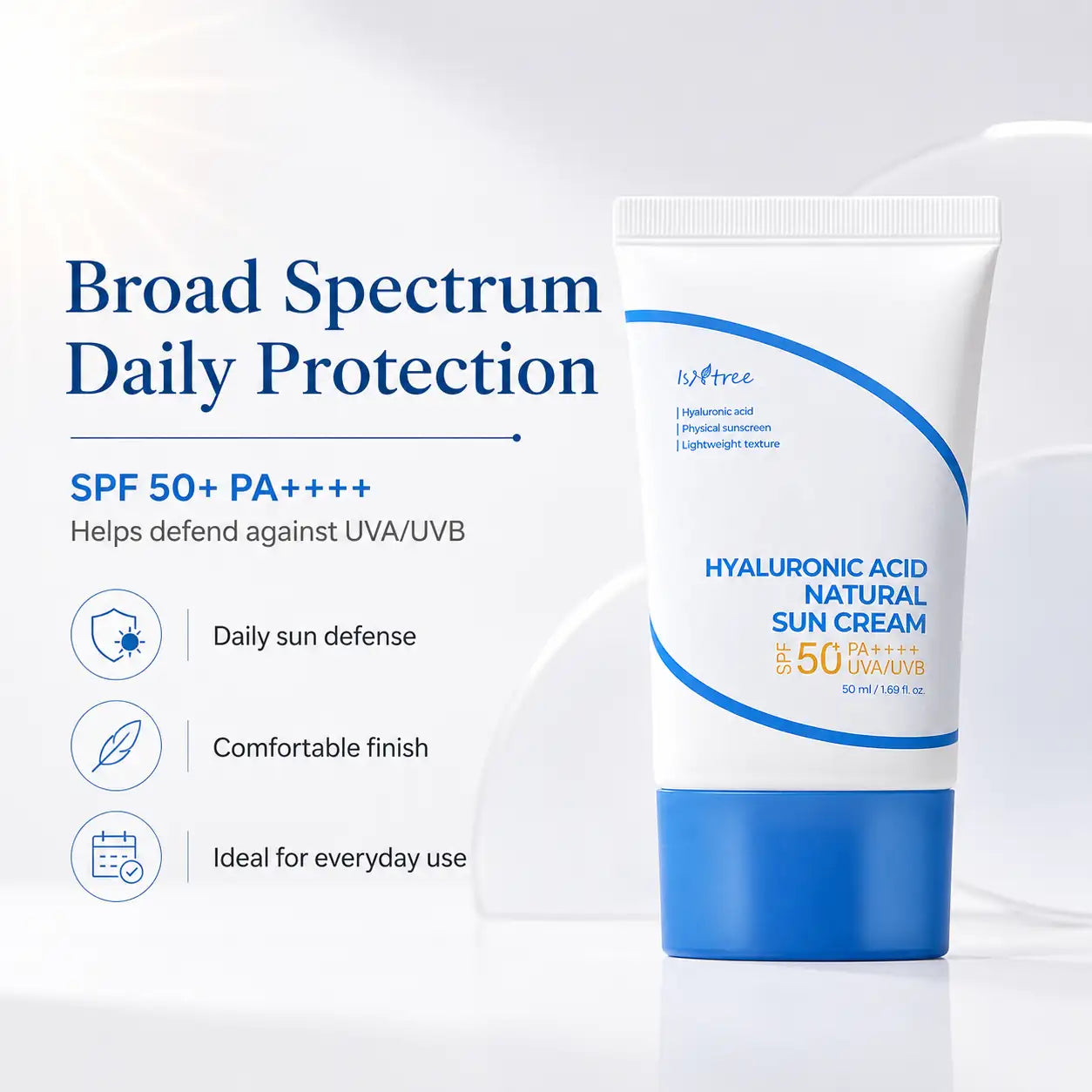 Isntree Hyaluronic Acid Natural Sun Cream SPF 50ml