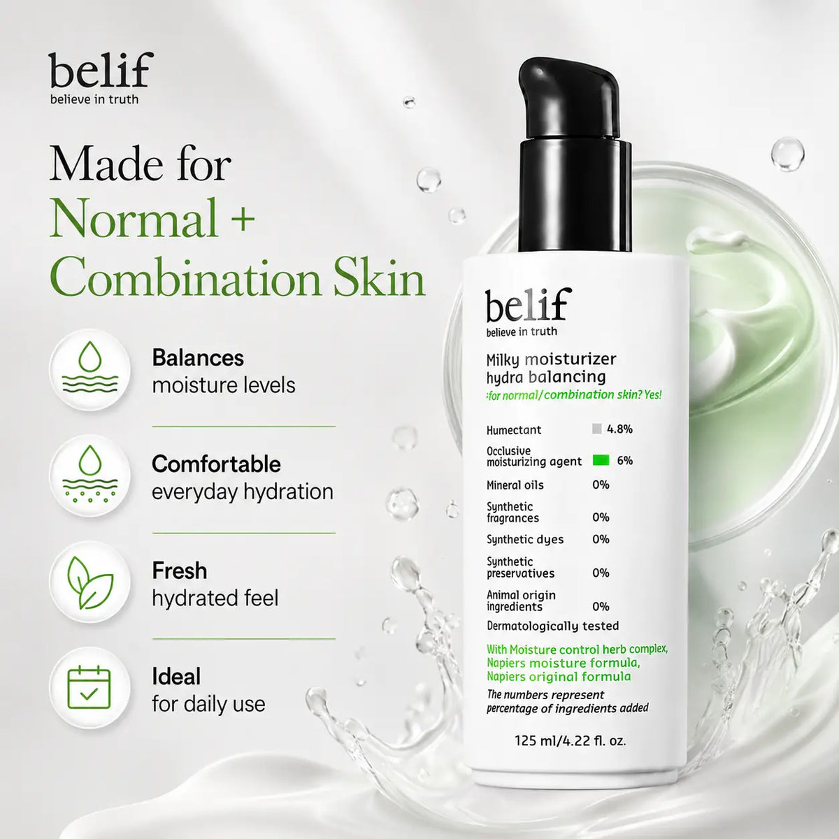 belif Milky Moisturizer Hydra Balancing 125ml